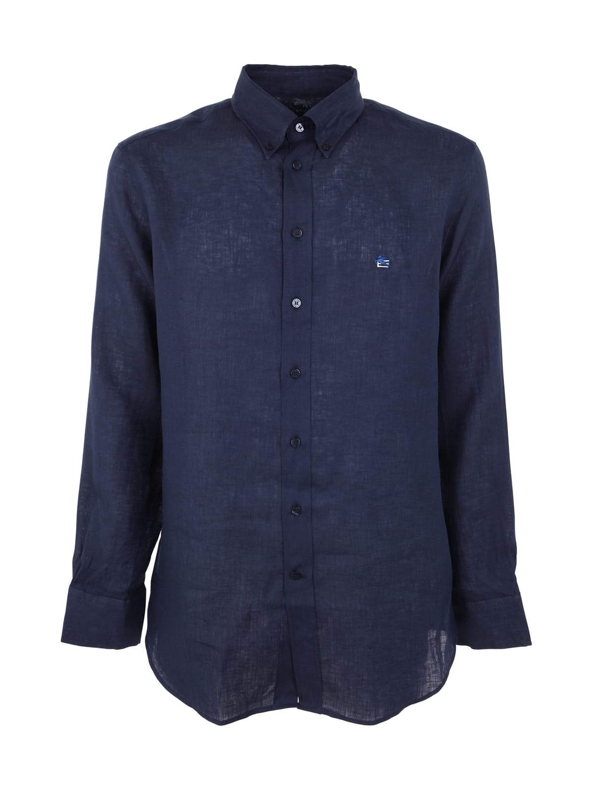 ETRO FUJI BUTTON DOWN SLIM SHIRT WITH LOGO