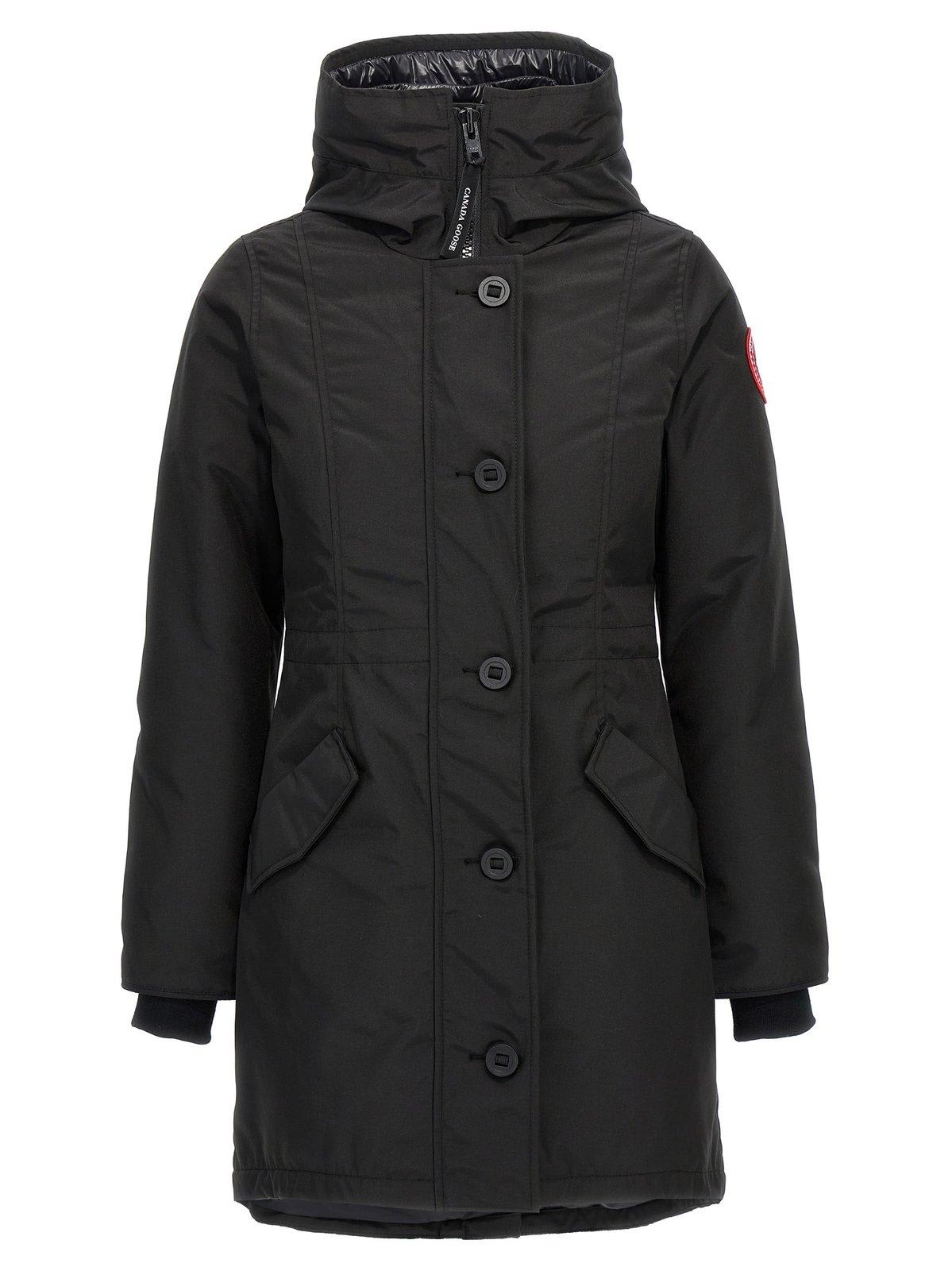 Shop Canada Goose Rossclair Down Parka In Black