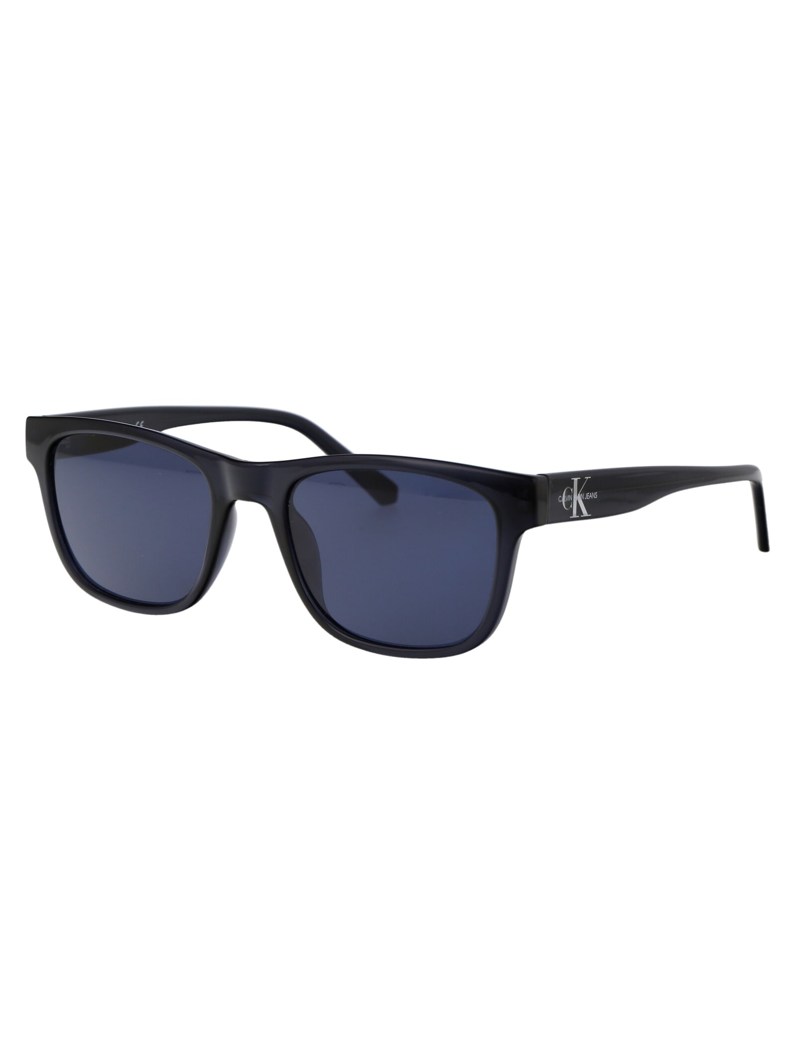 Shop Calvin Klein Jeans Est.1978 Ck20632s Sunglasses In 405 Black Blue
