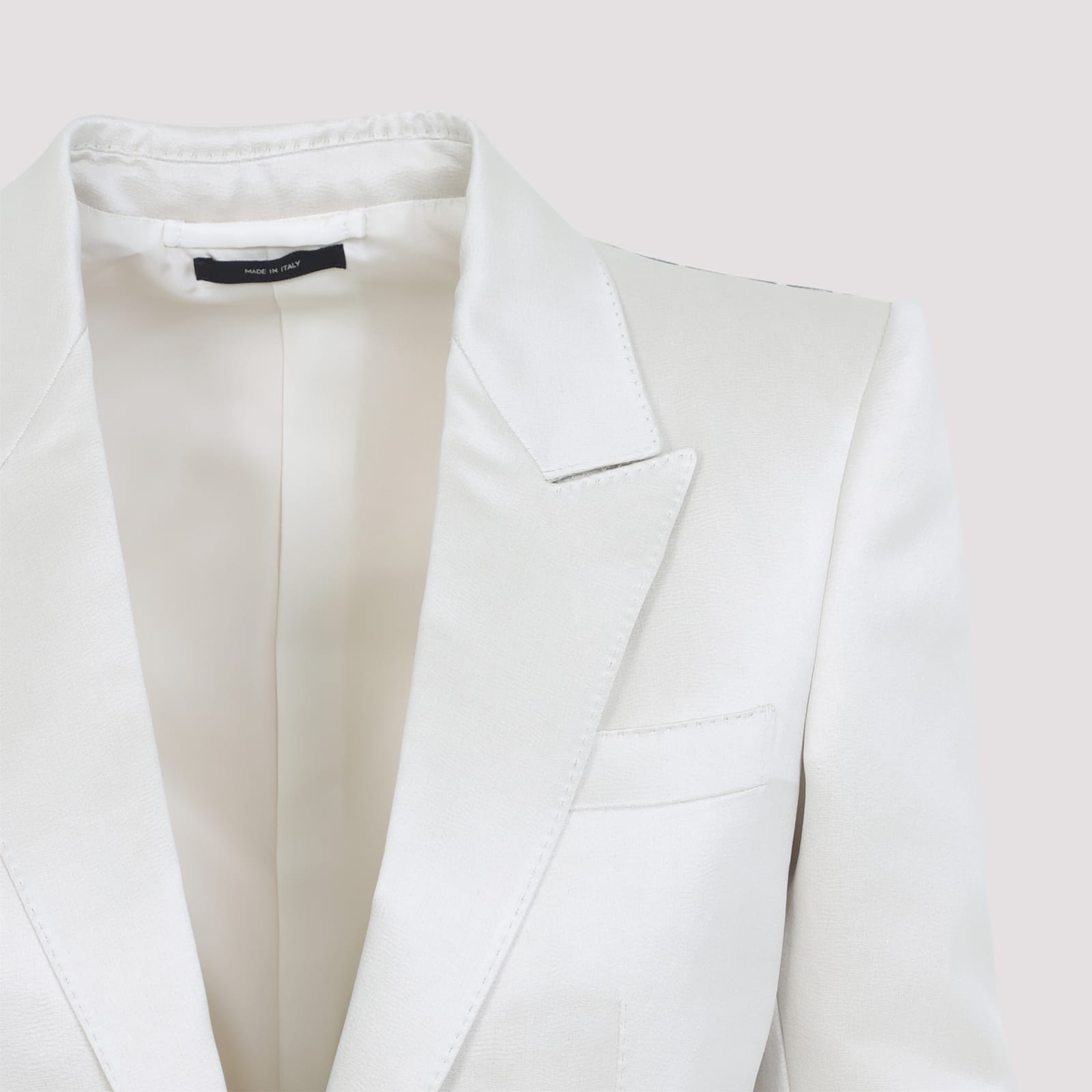 Tom Ford Tailored Jacket With Notched Lapels And Pockets In Pink