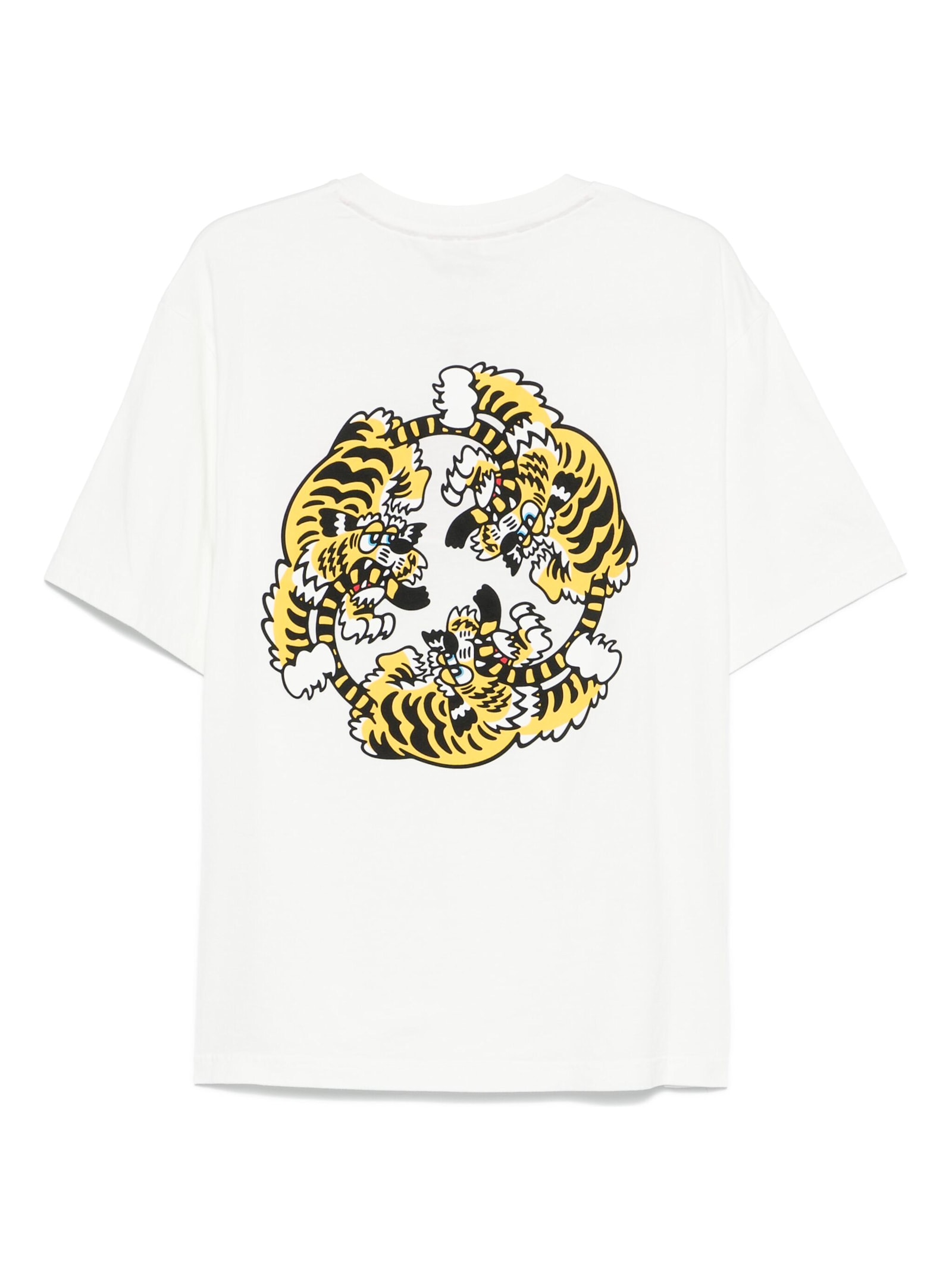 Kenzo Verdy Os Printed Cotton T-shirt In White