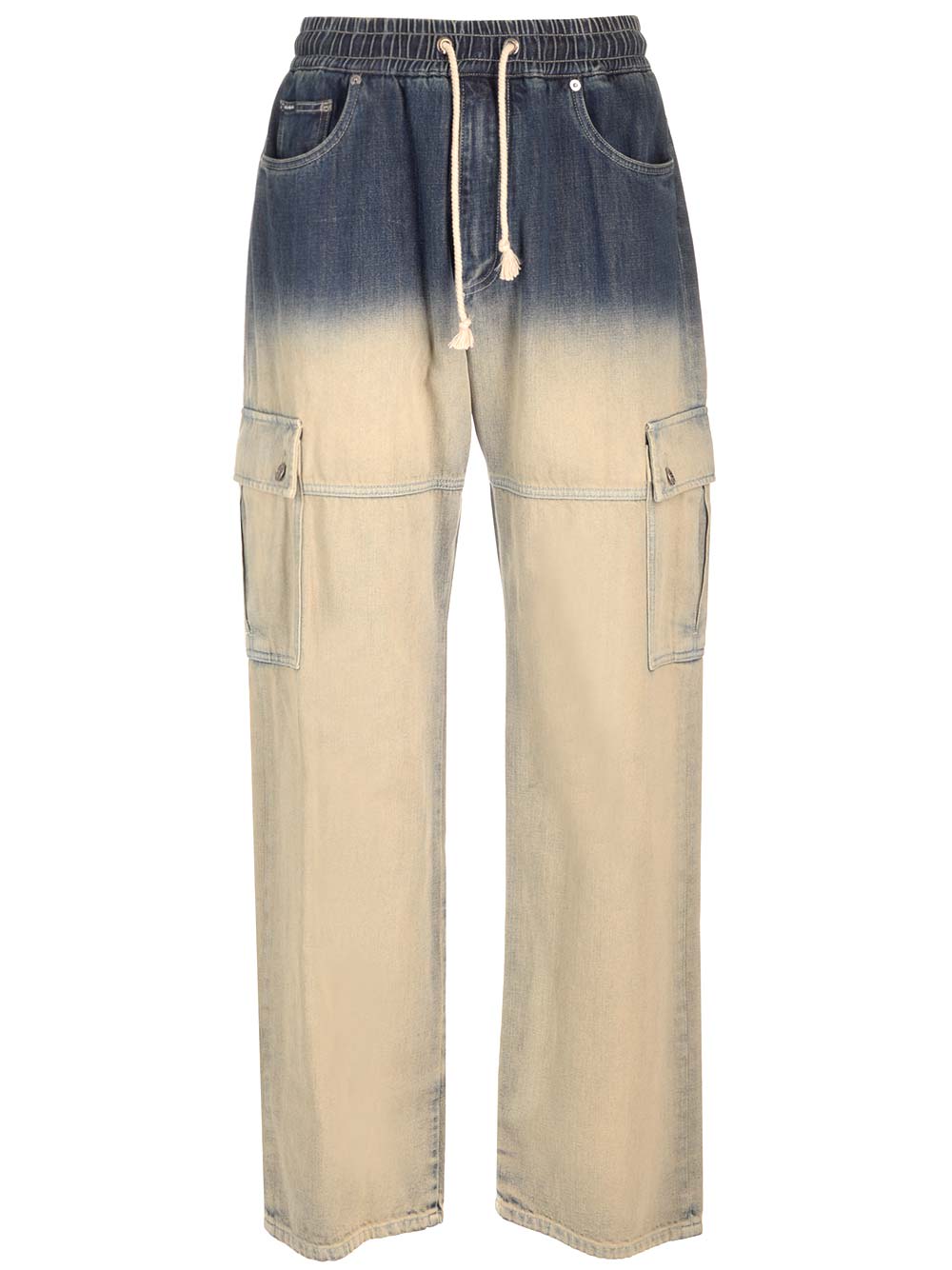 Dolce & Gabbana Degrade Denim Cargo Jeans