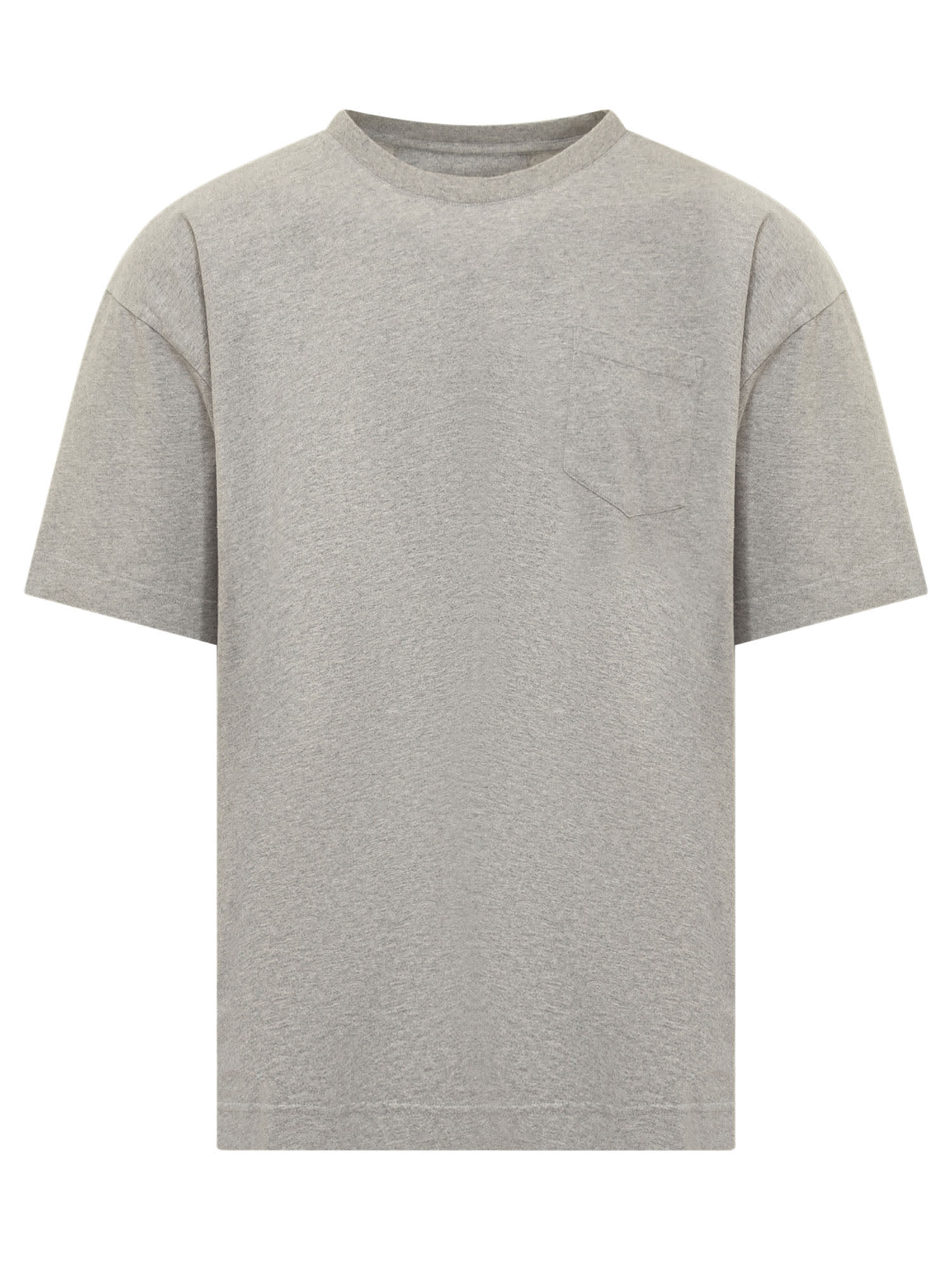 Shop Givenchy T-shirt With Logo In Heather Grey