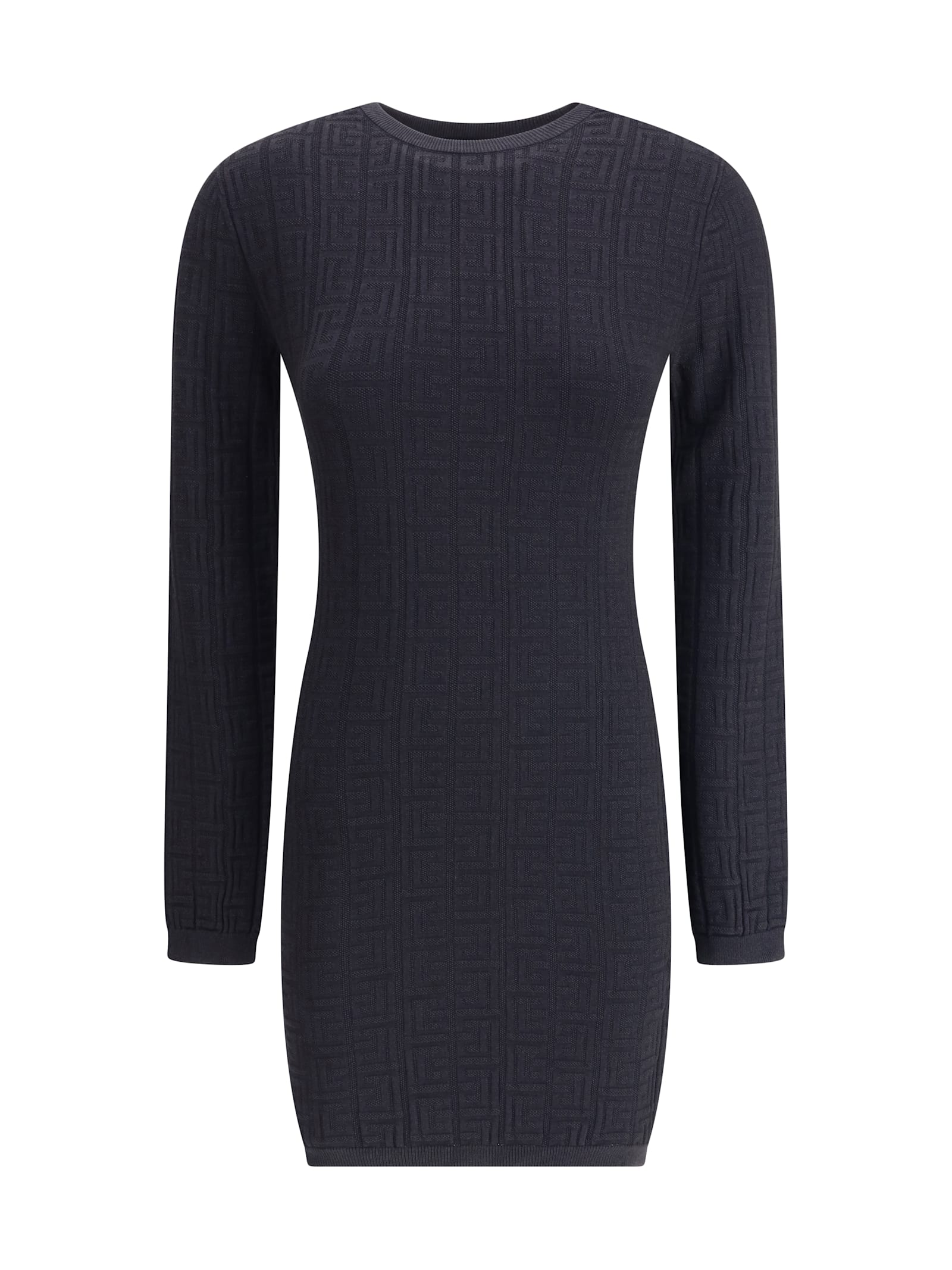 Balmain Pb Patterned Short Dres