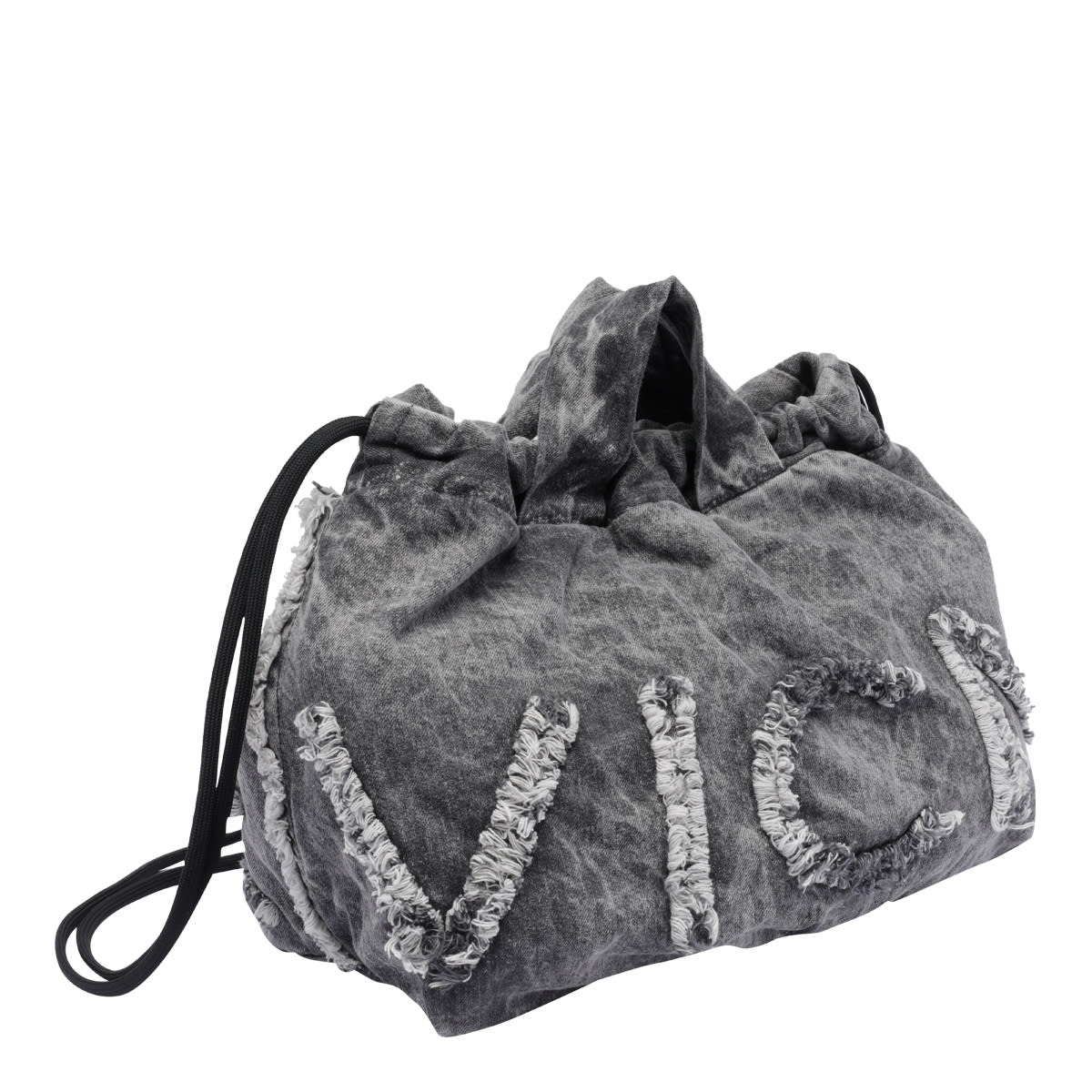 Vic Matie Logo Bag Backpack In Grey