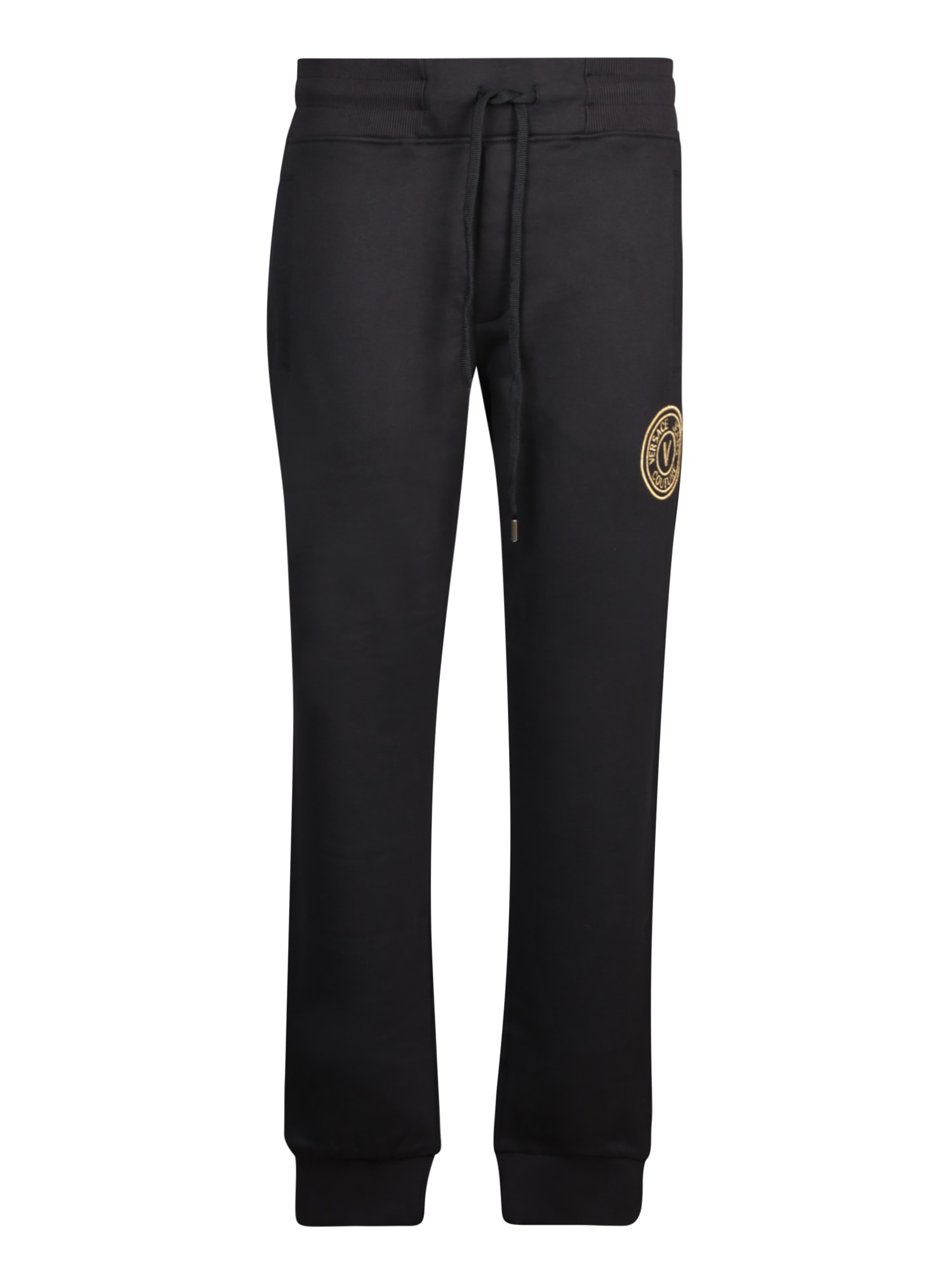 VERSACE JEANS COUTURE BLACK TRACK TROUSERS BY VERSACE JEANS COUTURE