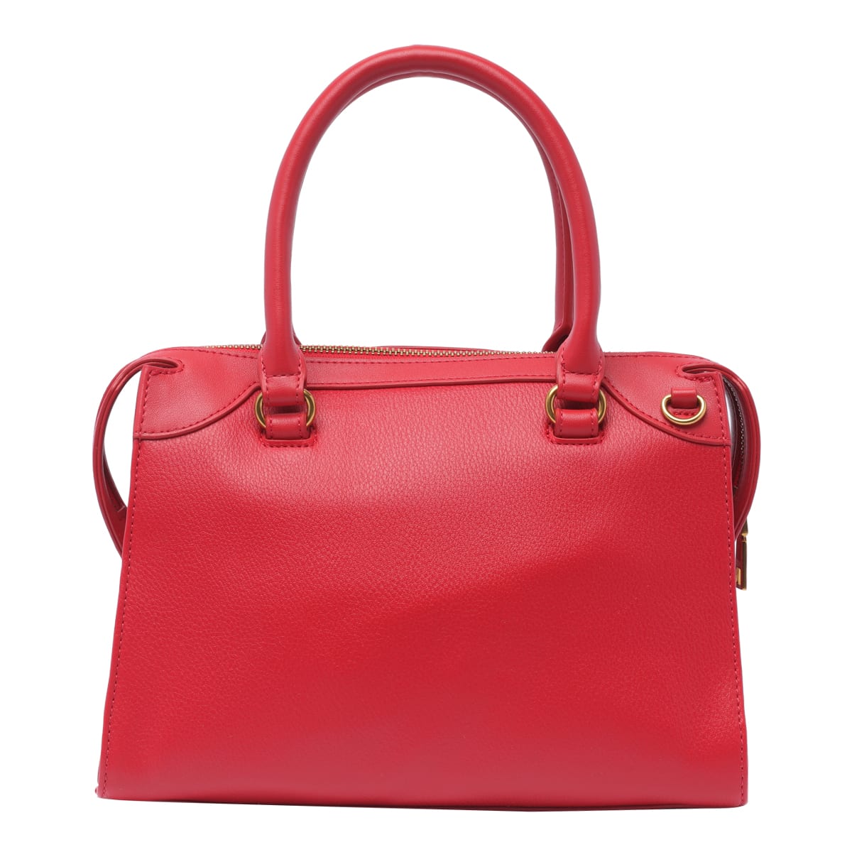 Shop Liu •jo Logo Handbag In Red