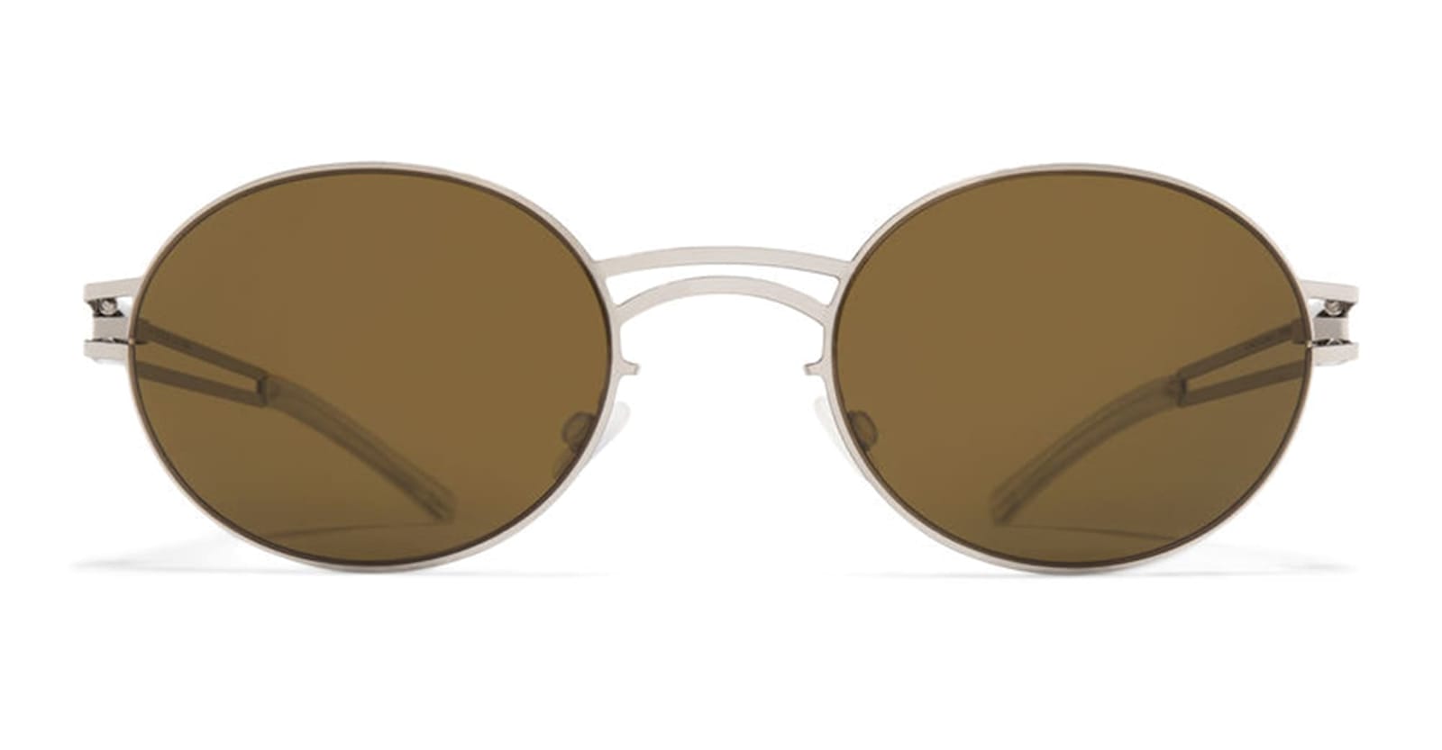 Dada - Shiny Silver Sunglasses