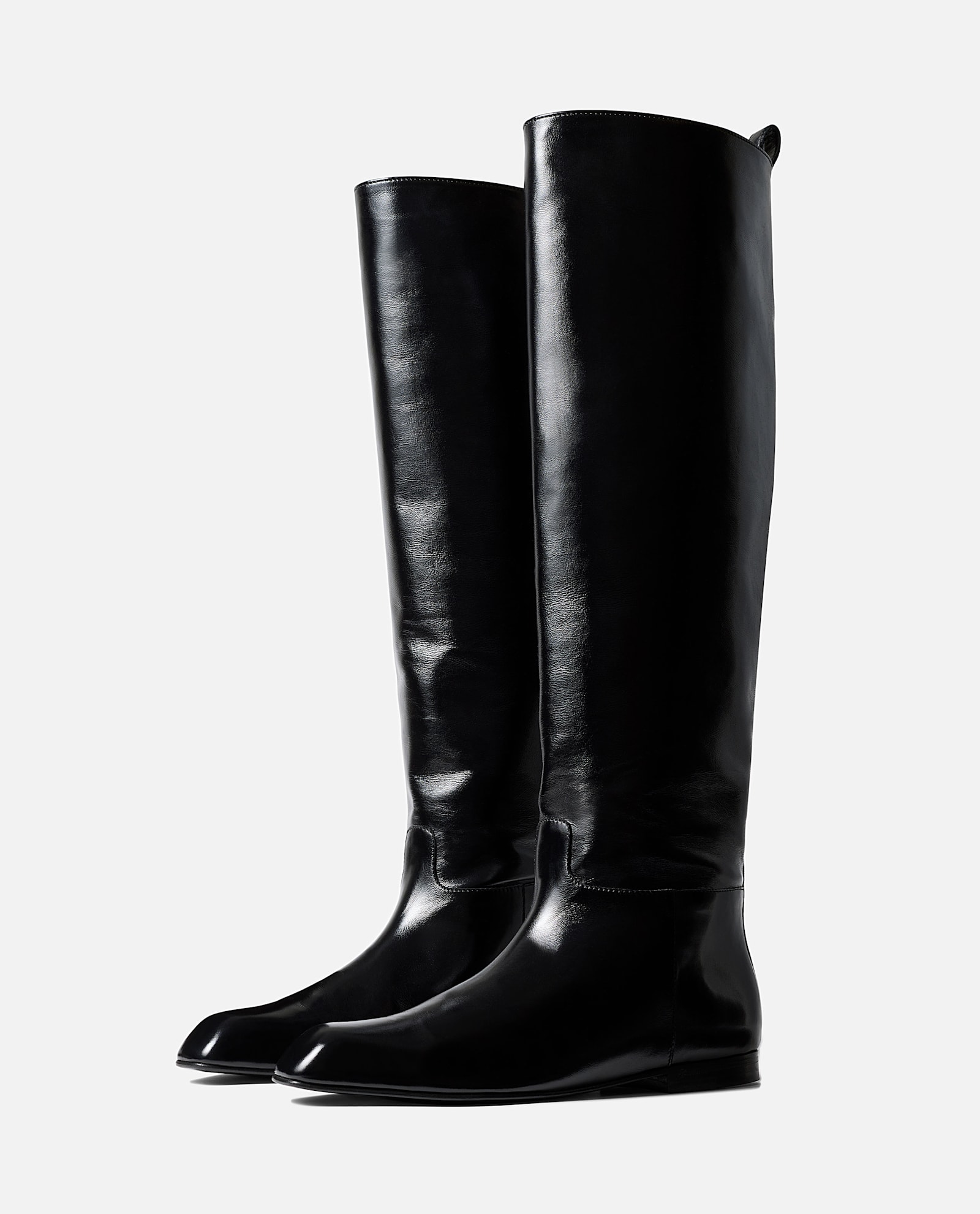 Khaite Colt Knee High Boot In Black