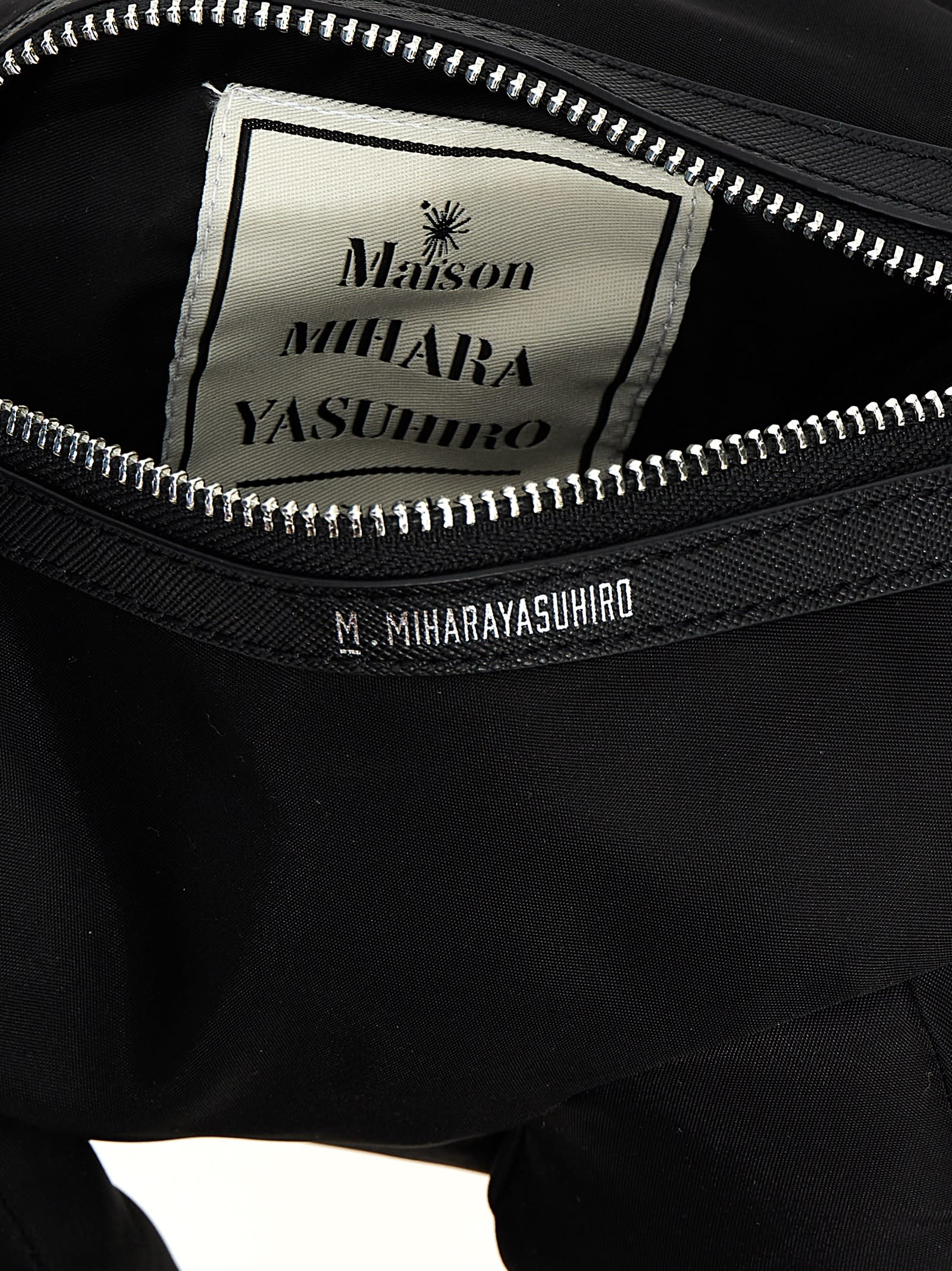Shop Miharayasuhiro T-rex Crossbody Bag In Black