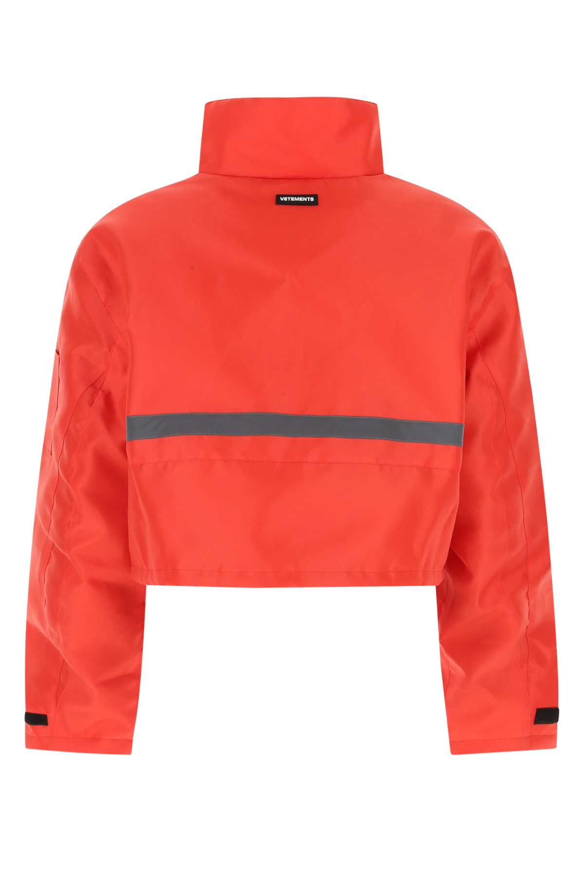 Shop Vetements Red Polyester Padded Jacket