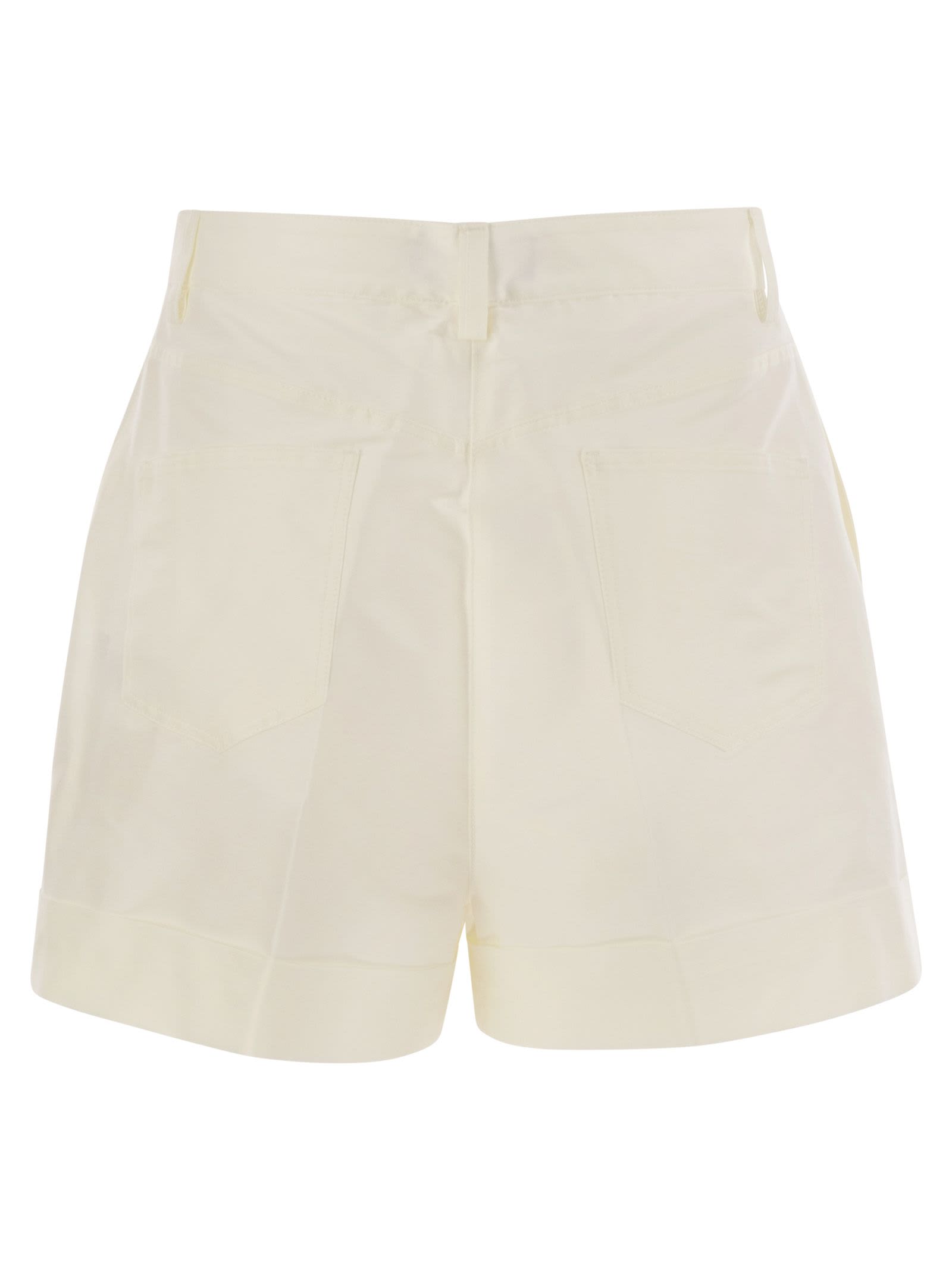 Mvp Wardrobe Cotton And Silk Bermuda Shorts