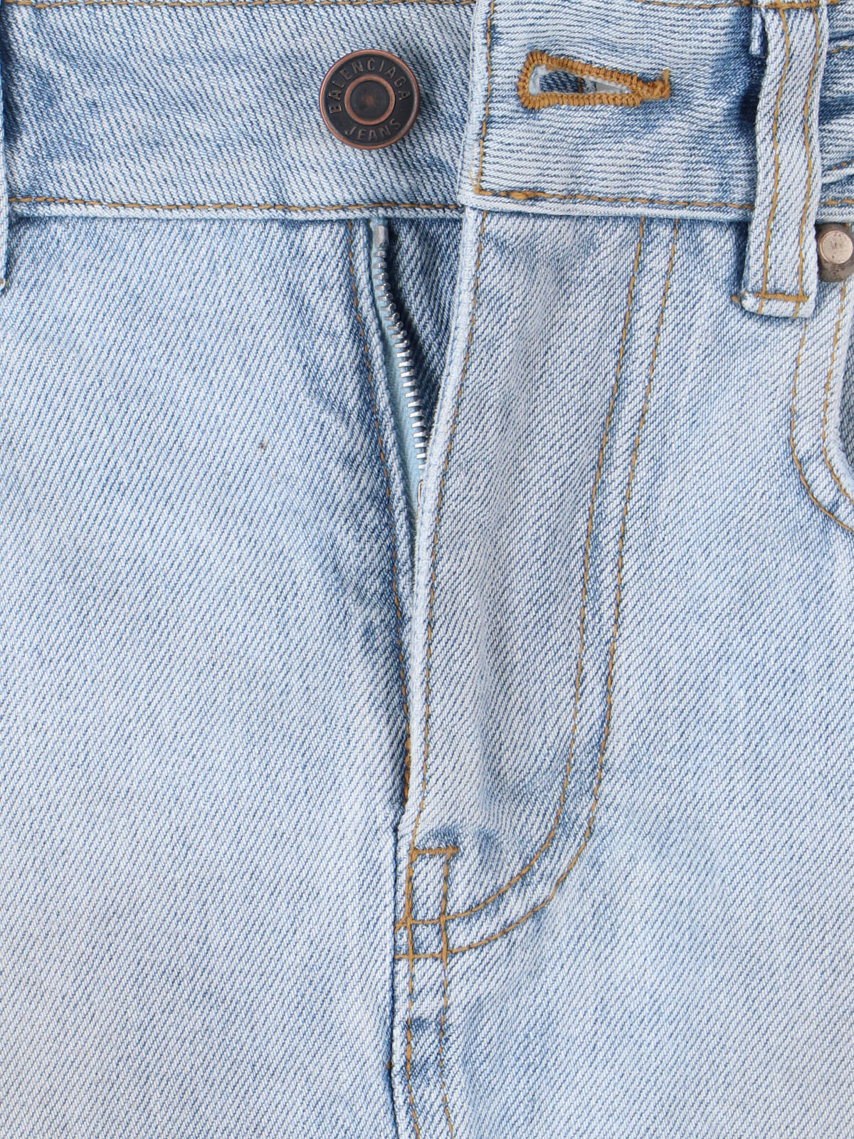 Balenciaga Mini Skirt Le City In Blue