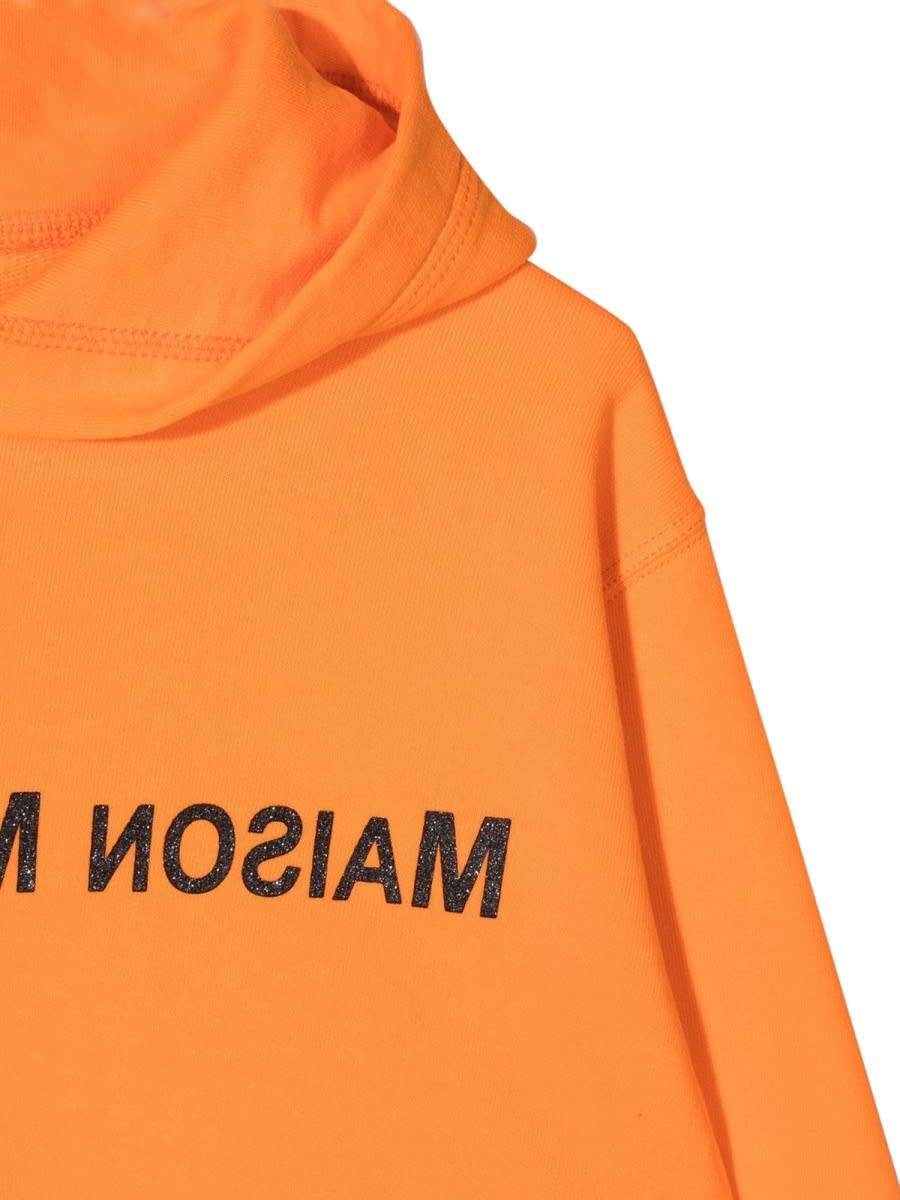 Shop Mm6 Maison Margiela Sweatshirt In Orange