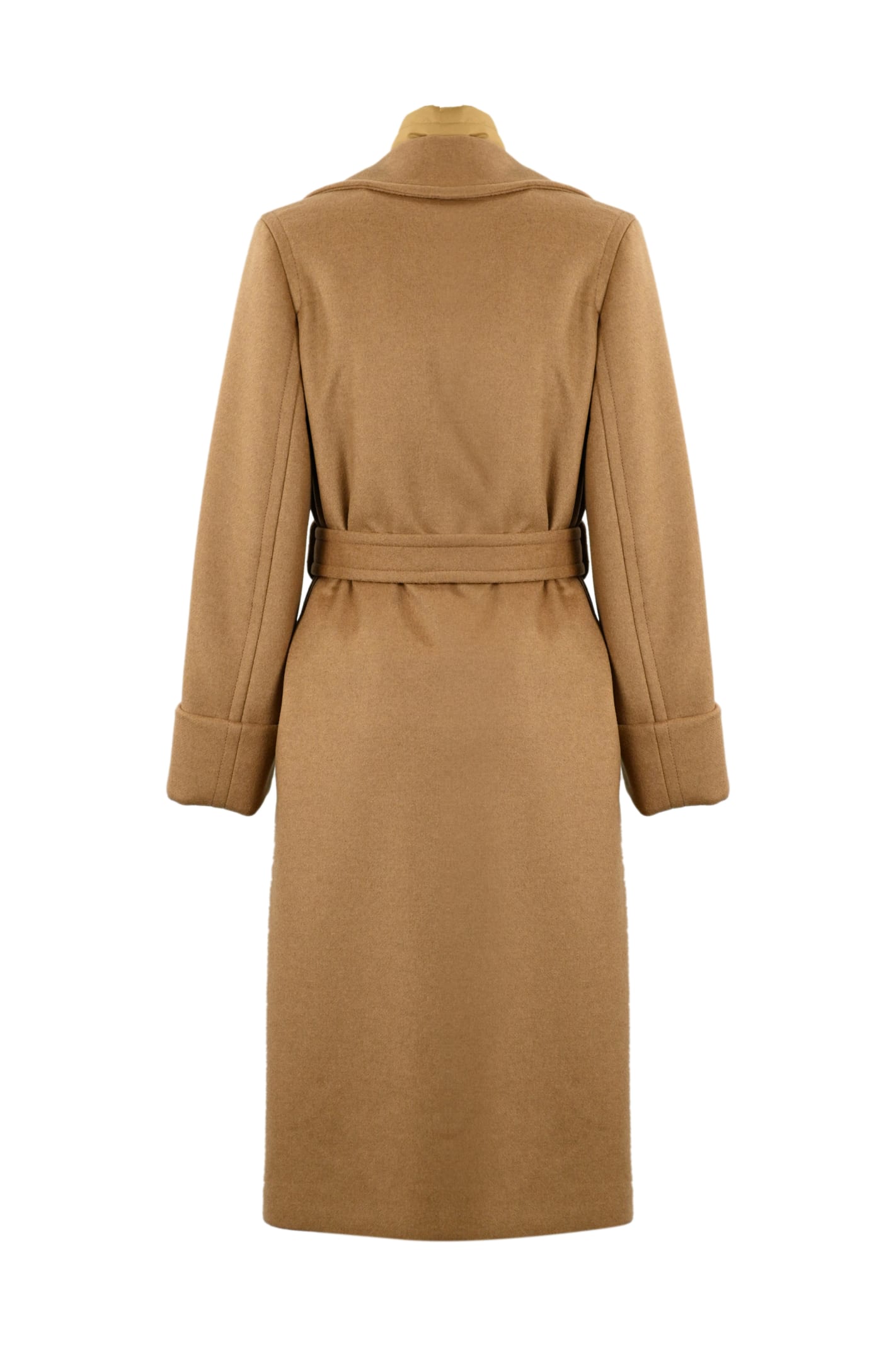 Shop Fay Double Coat Dressing Gown Coat In Camel