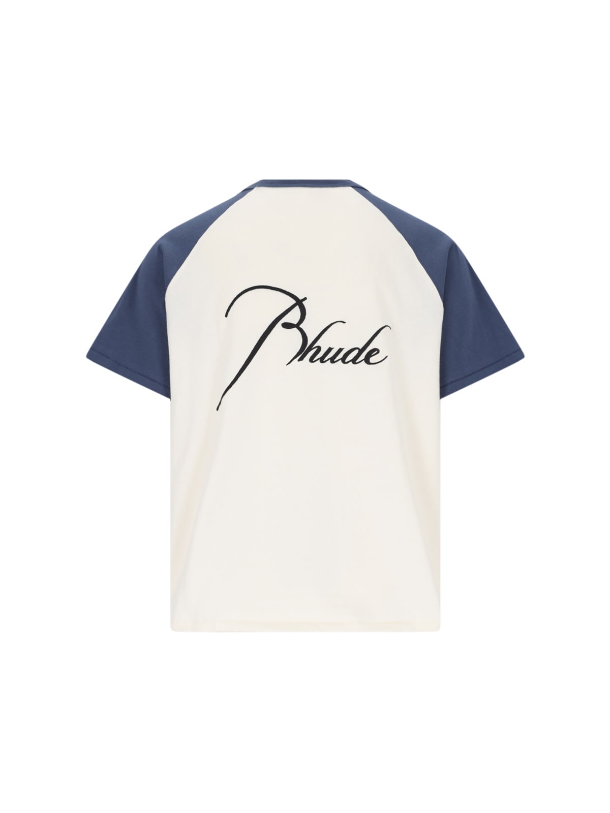 Shop Rhude Raglan T-shirt In Crema