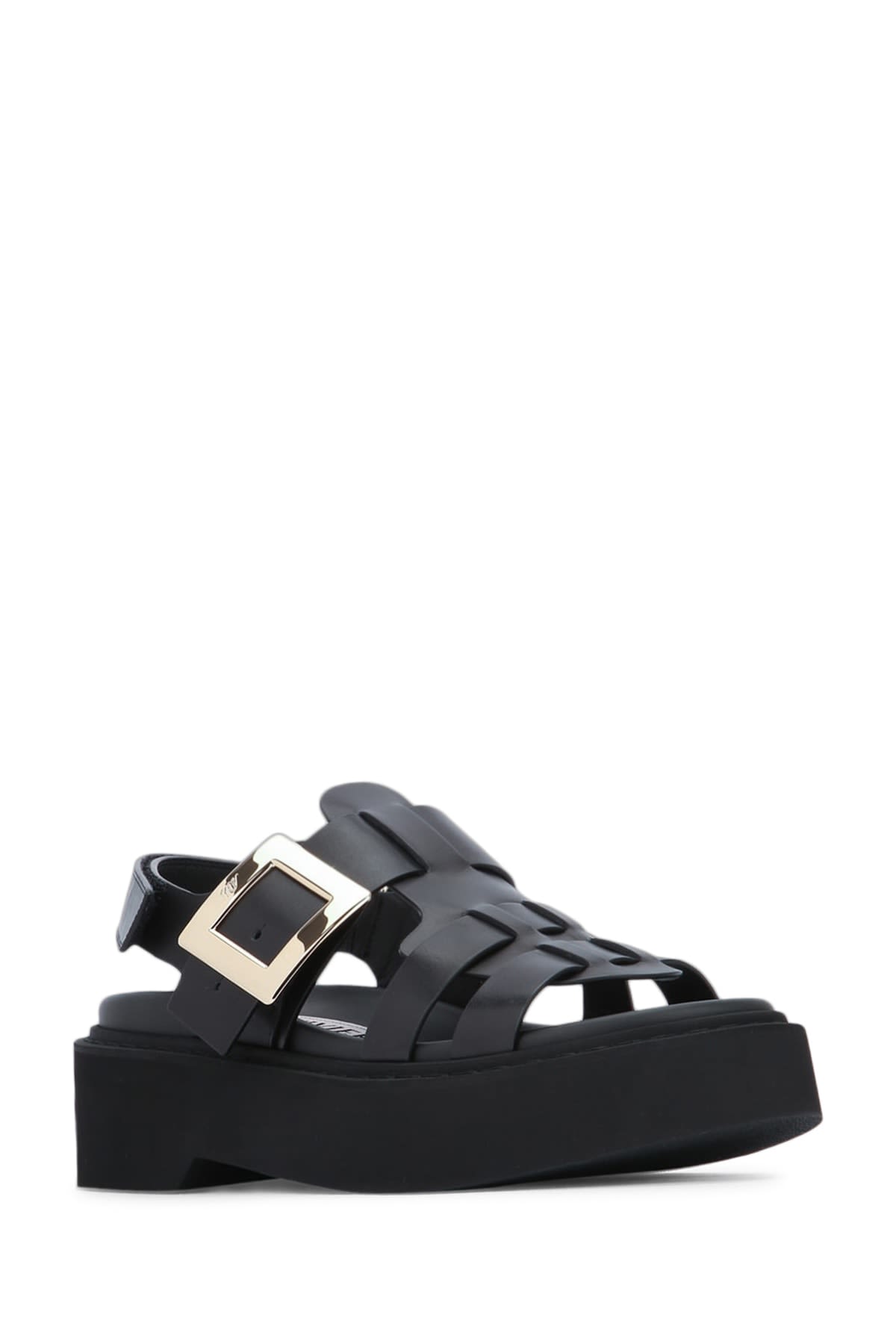 Roger Vivier High Strass Sandal Platform Chunky Sole