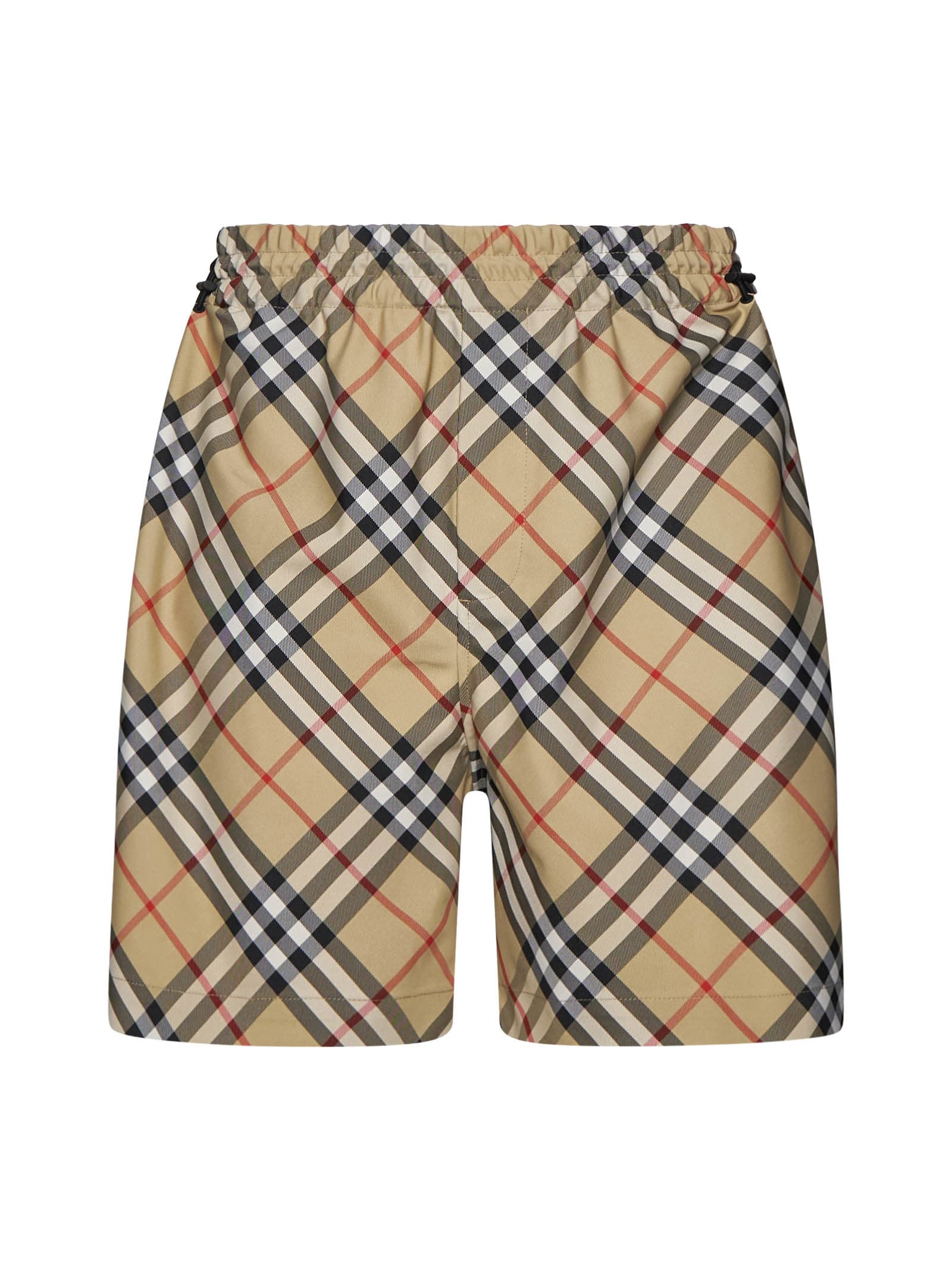Shop Burberry Shorts In Sand