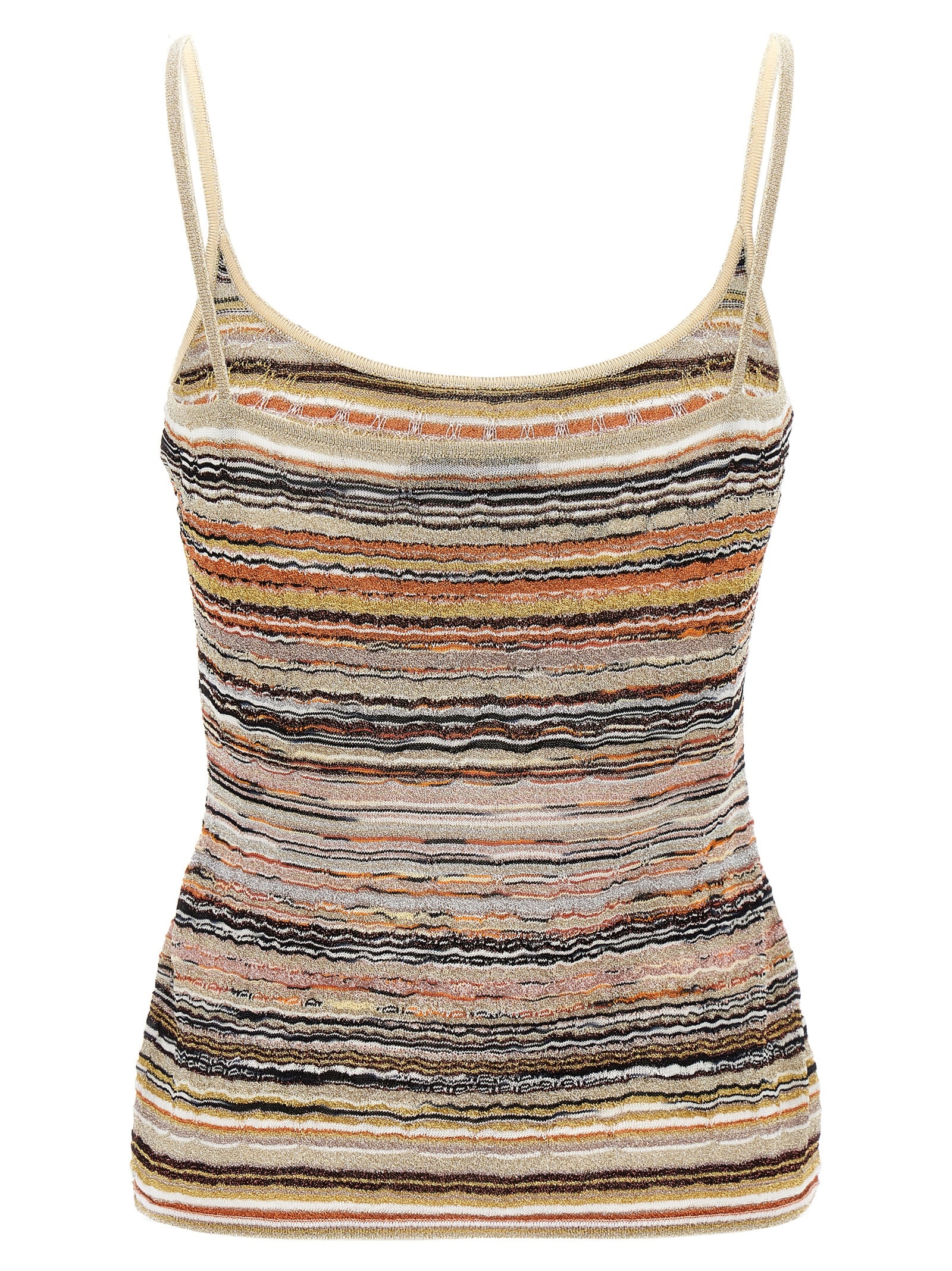 Missoni Wave Pattern Top Tops Multicolor In Neutral