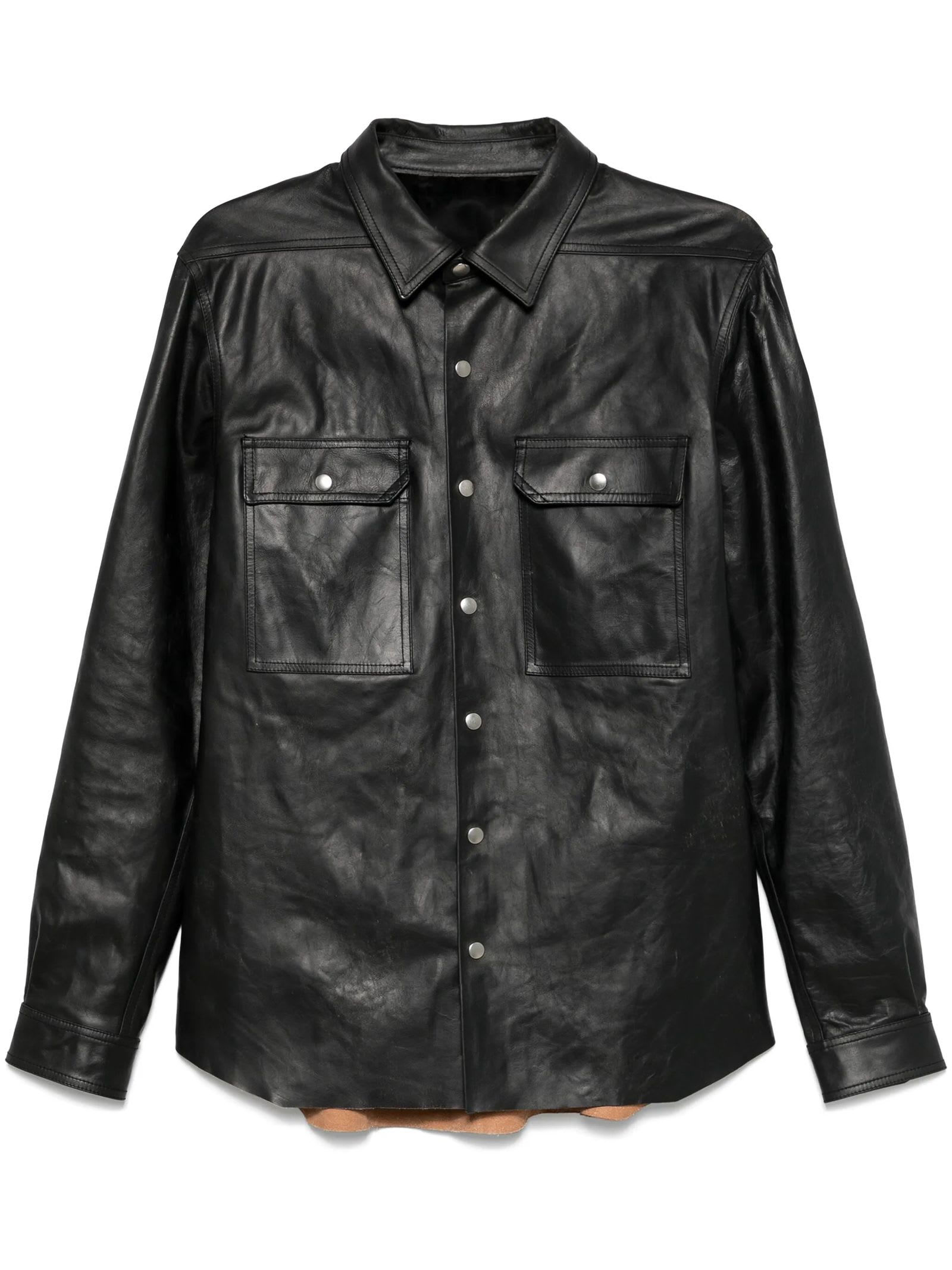 Rick Owens Shirts Black In Black