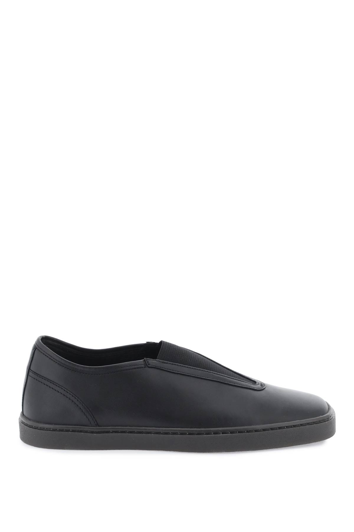 Leather Slip-on Sneakers