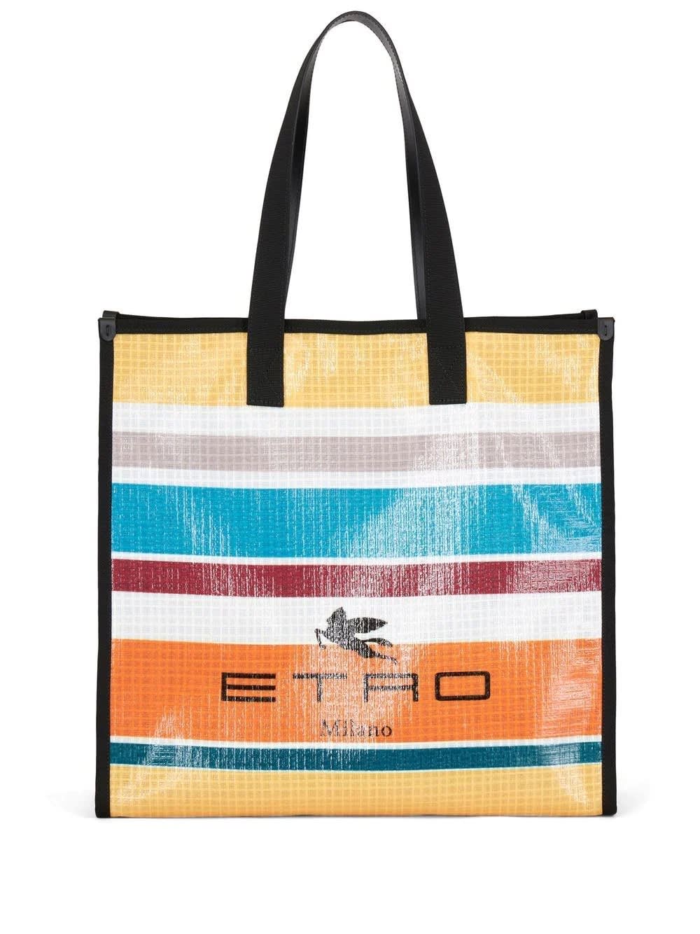 Etro Spice Glass Shopper Bag In Multicolore