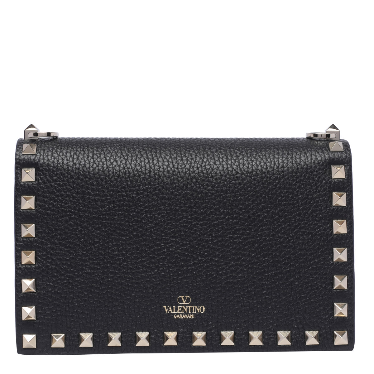 Shop Valentino Mini Rockstud Crossbody Bag In Black