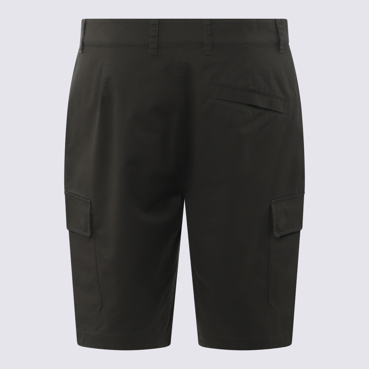 Add Dark Green Cotton Shorts
