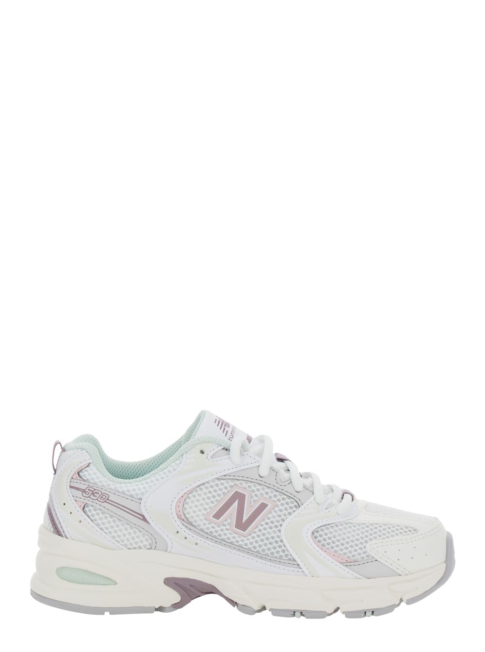 New Balance 530 White Sneaker With Mesh Design And Side Logo In Tech Fabric And Mesh Unisex