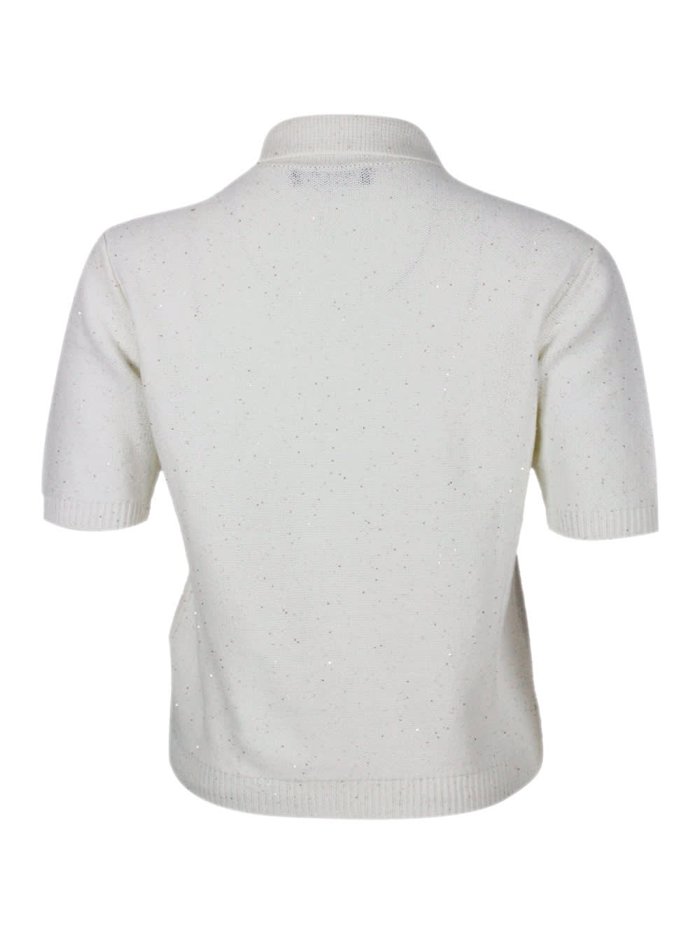 Fabiana Filippi Suéter Cuello Redondo - Crema In Cream