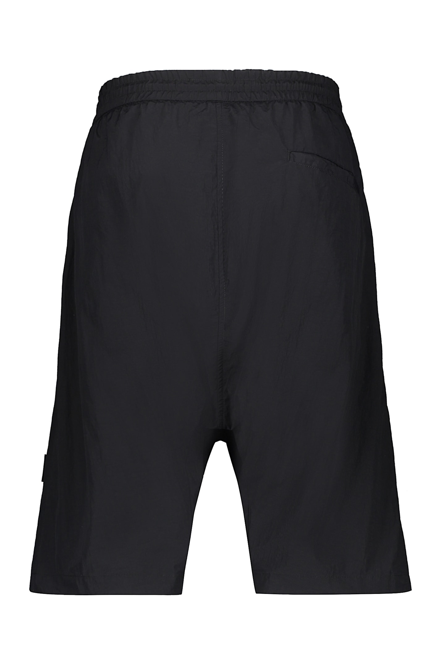 Iso.poetism Techno Fabric Bermuda-shorts In Black