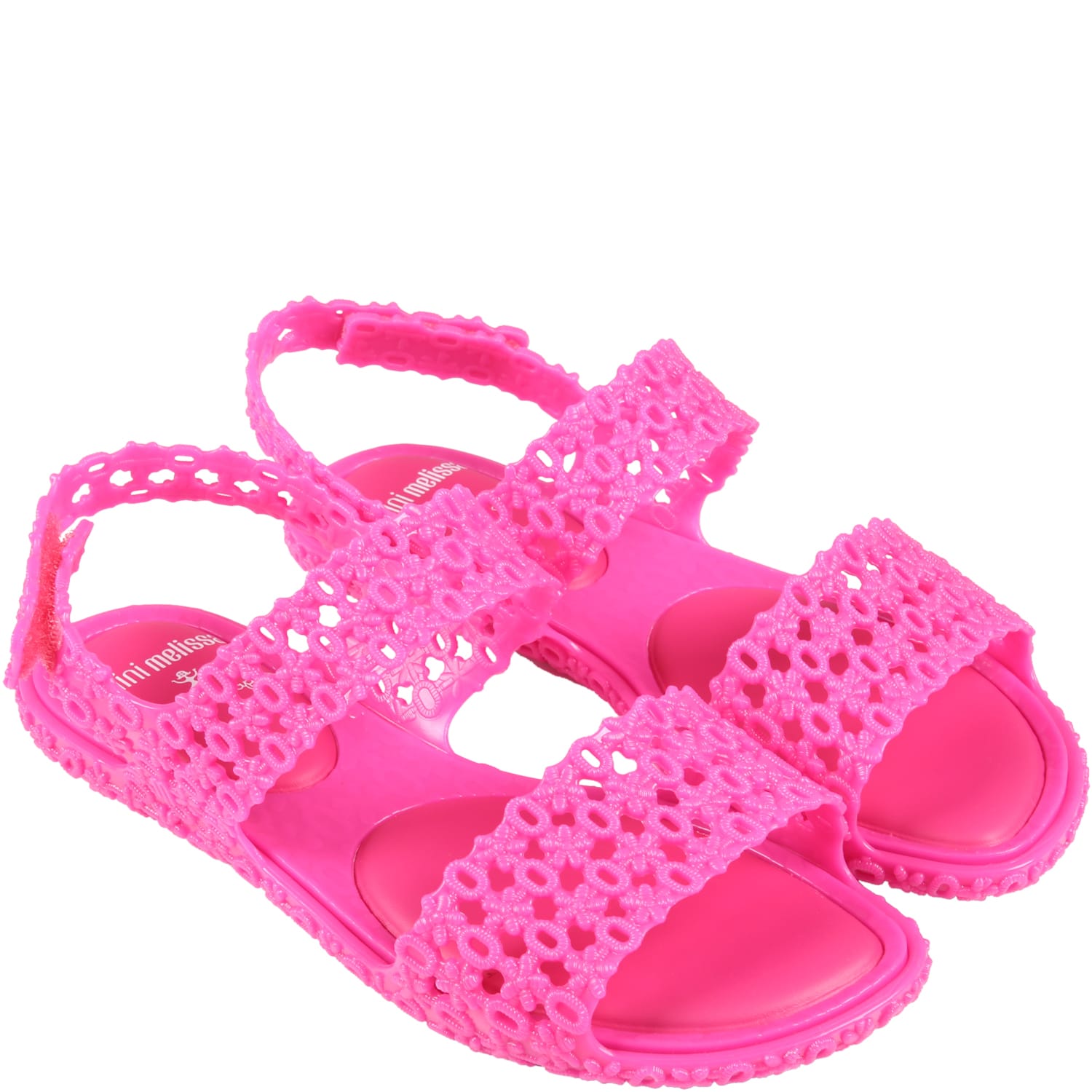 Shop Melissa Fuchsia Sandals For Girl