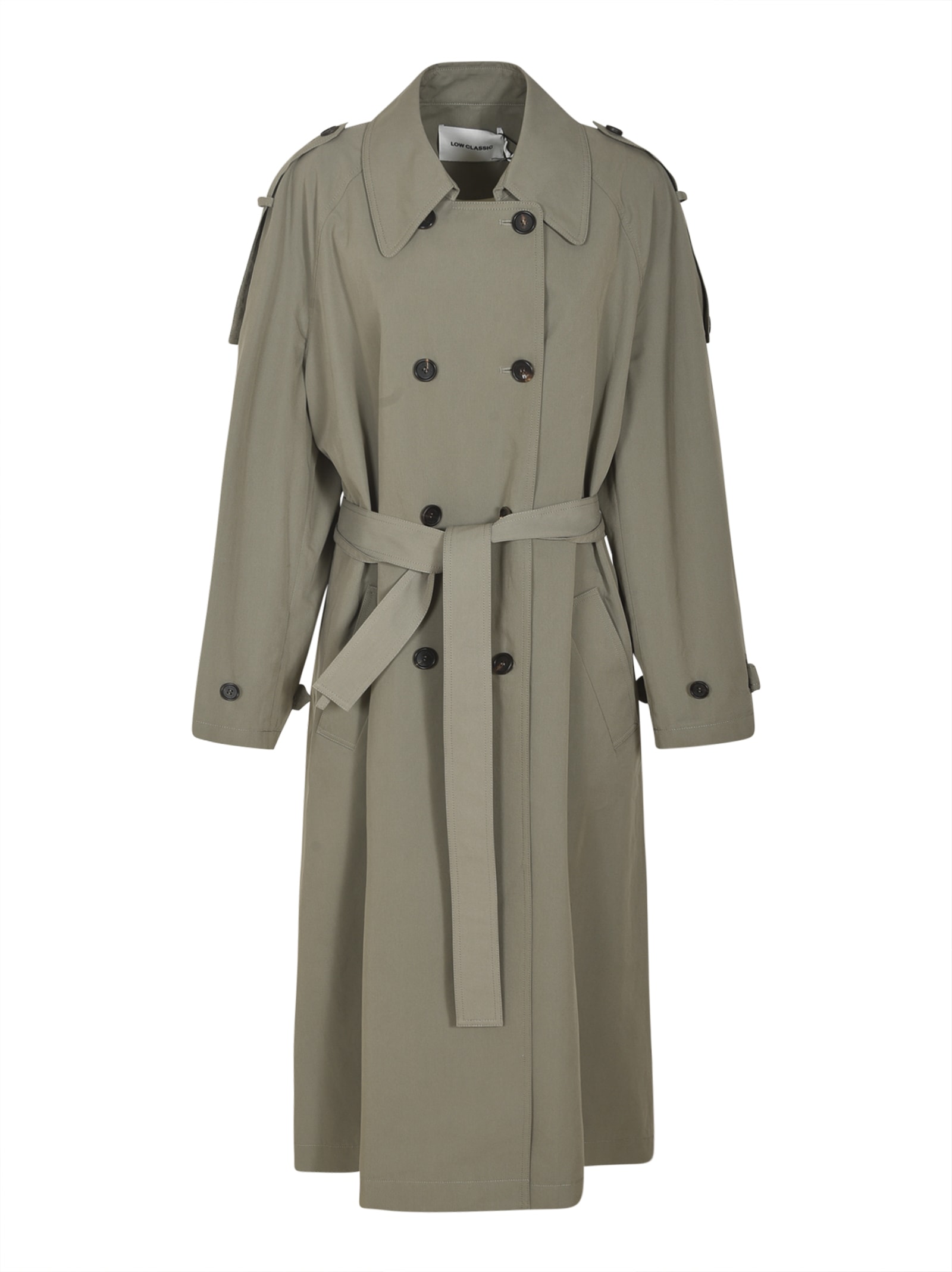 Double-breasted Tie-waist Trench