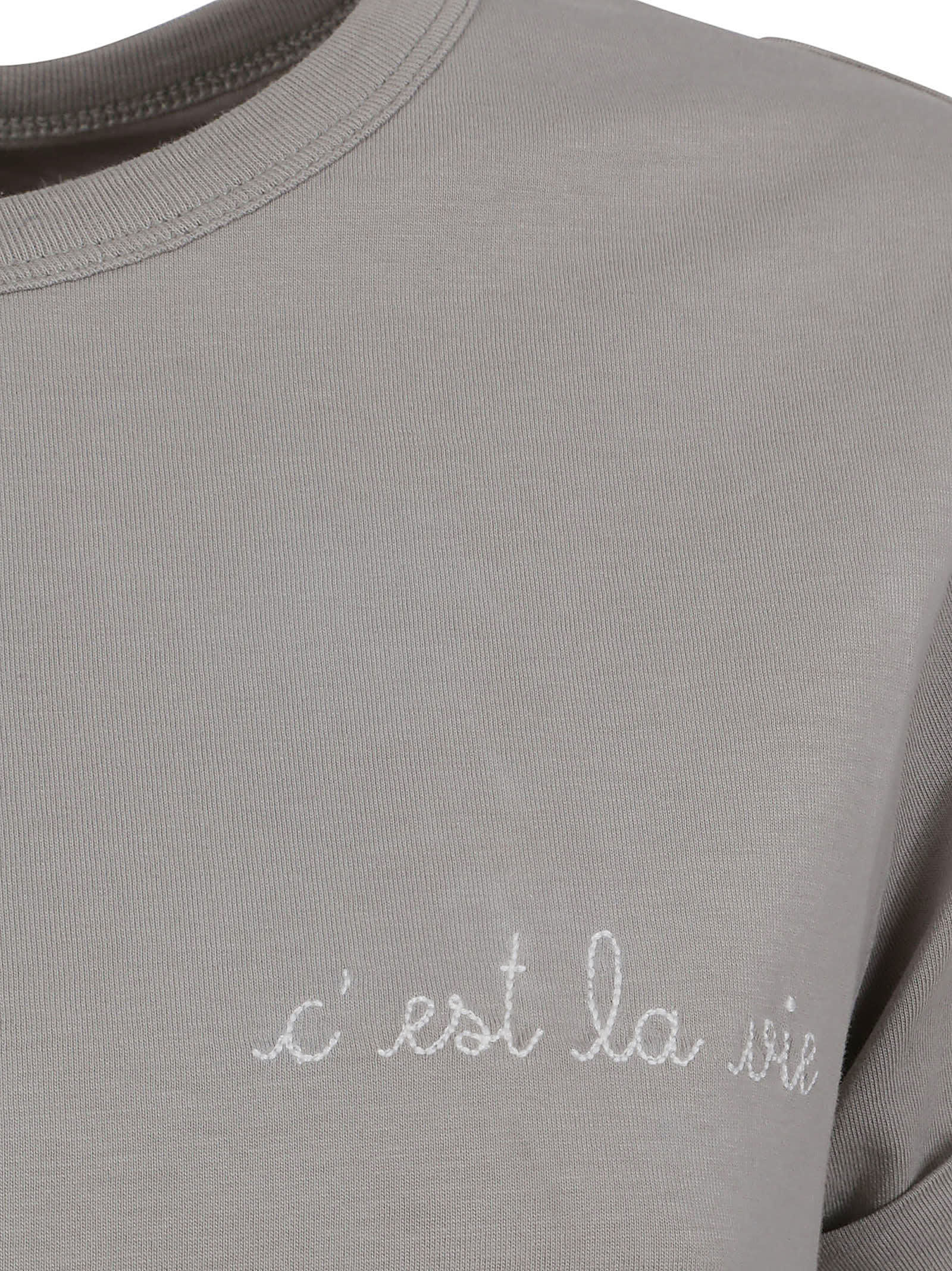 Shop Maison Labiche T-shirts And Polos Grey