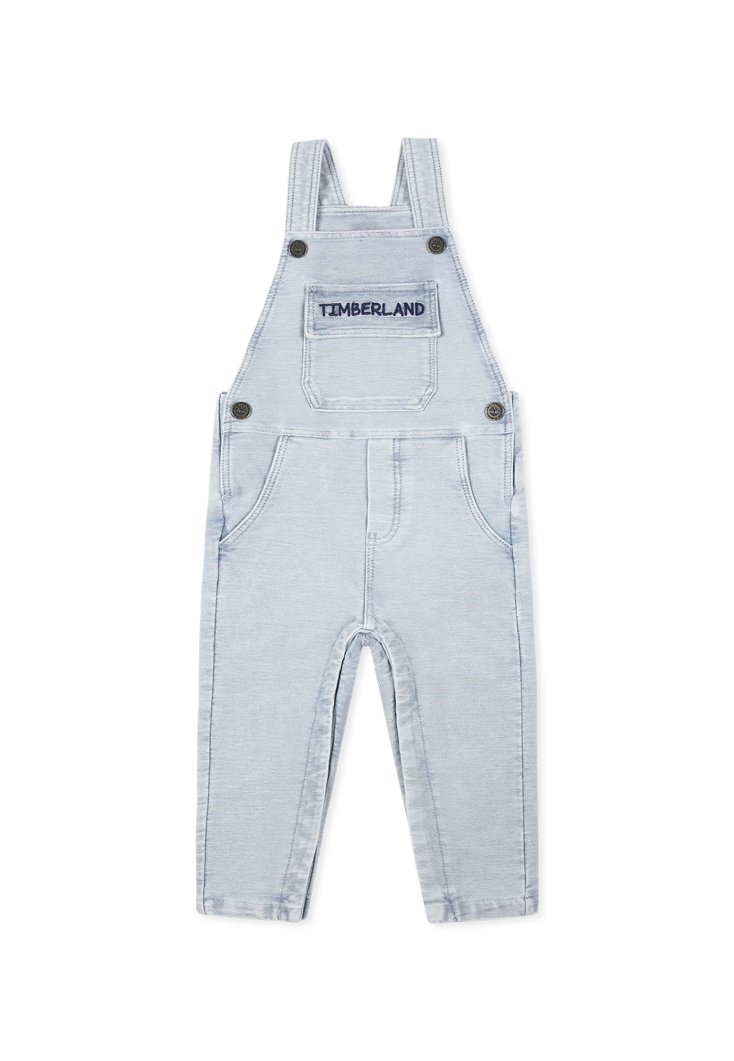 Timberland Denim Dungarees Pour Bébé Garçon Avec Logo In Denim