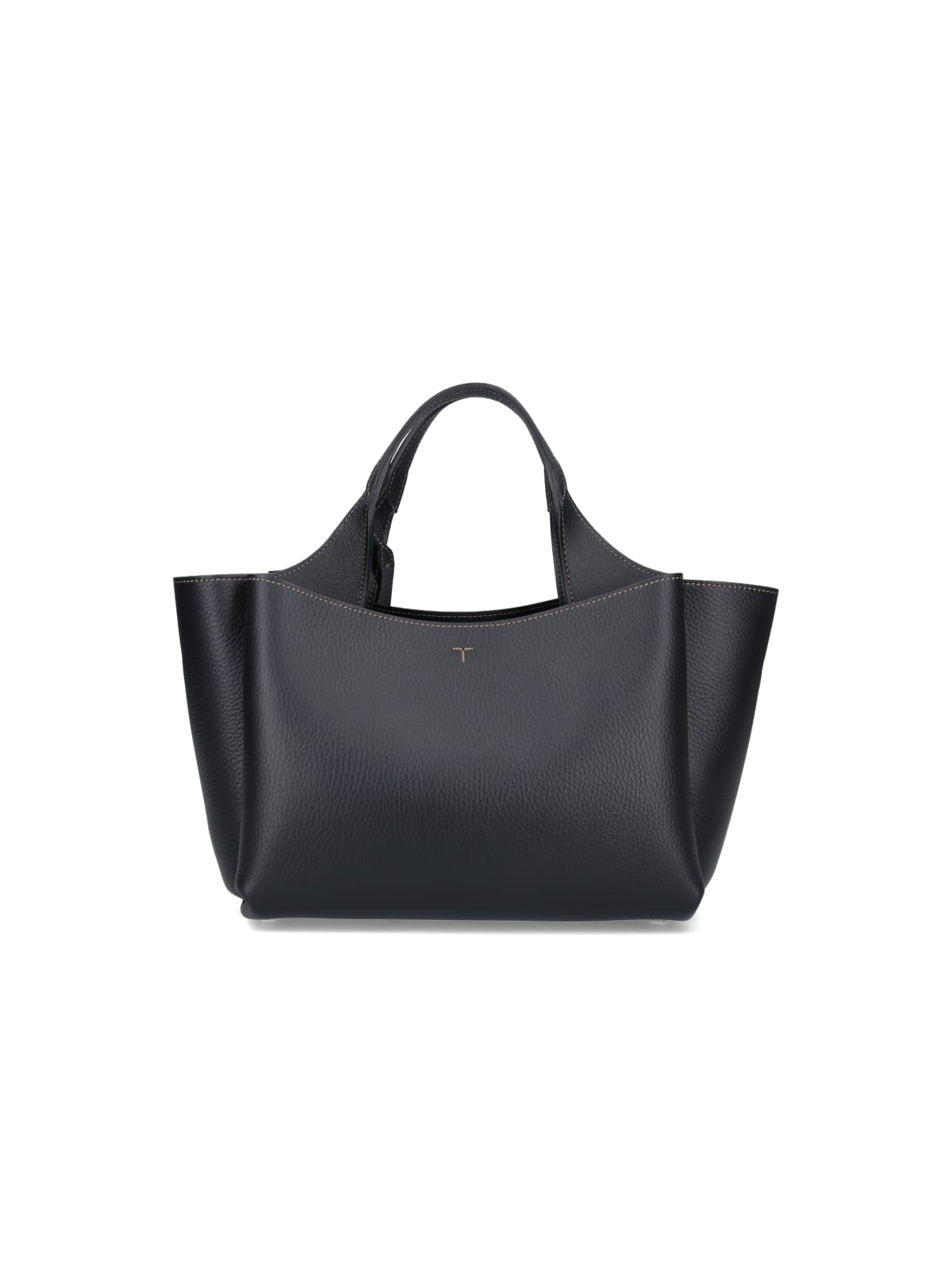 Shop Tod's Leather Mini Bag In Black