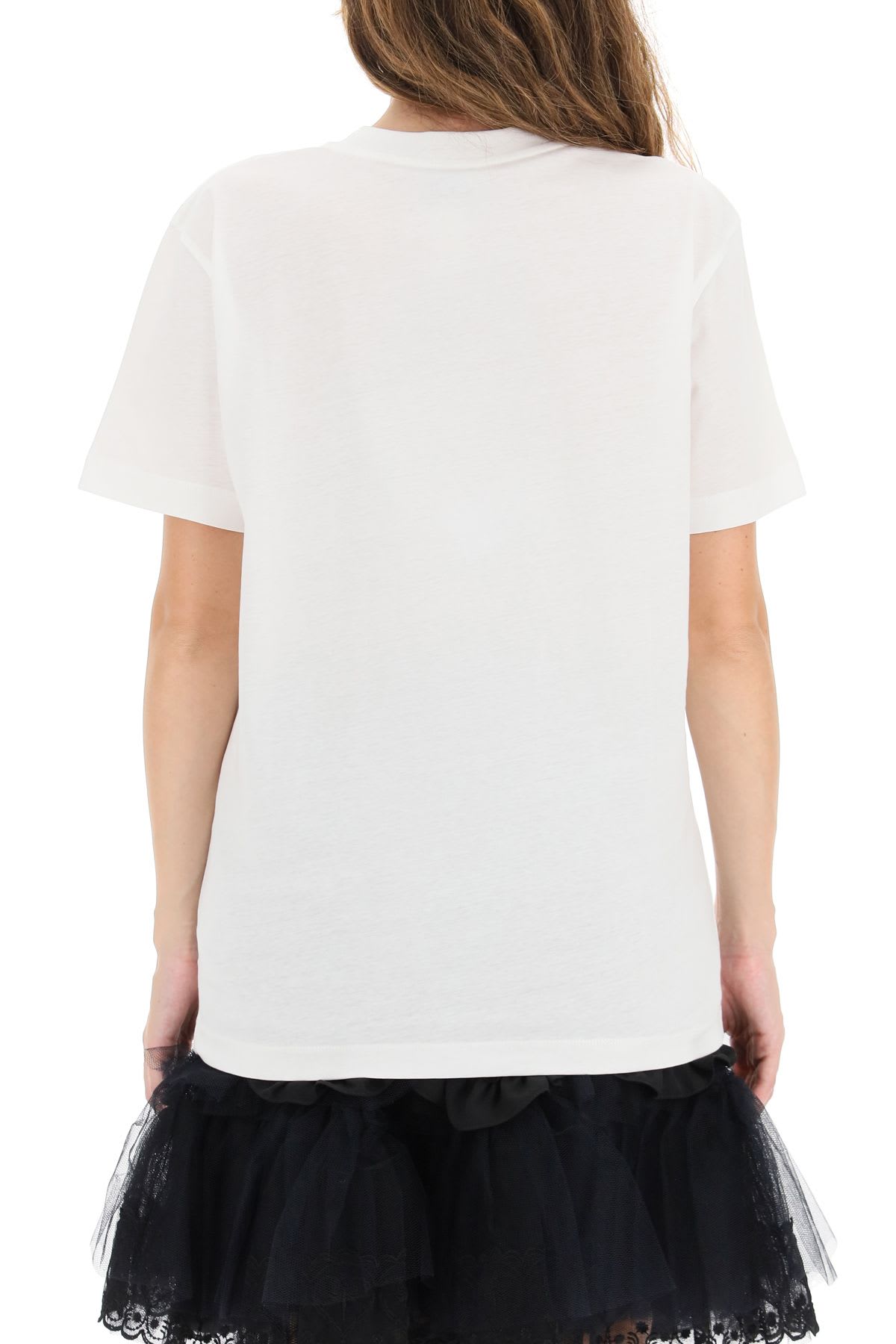 Shop Patou Logo Print T-shirt In W White