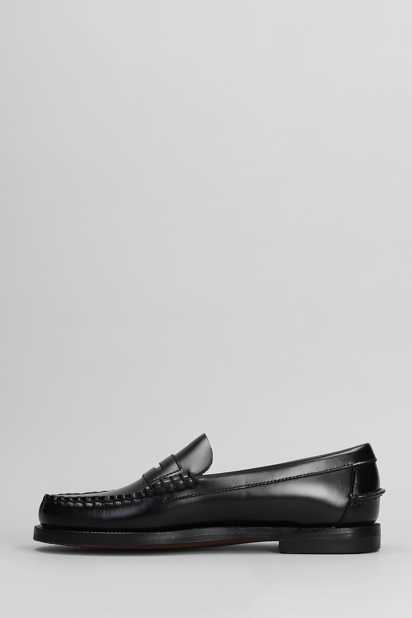 Sebago Black Pull-on Loafers
