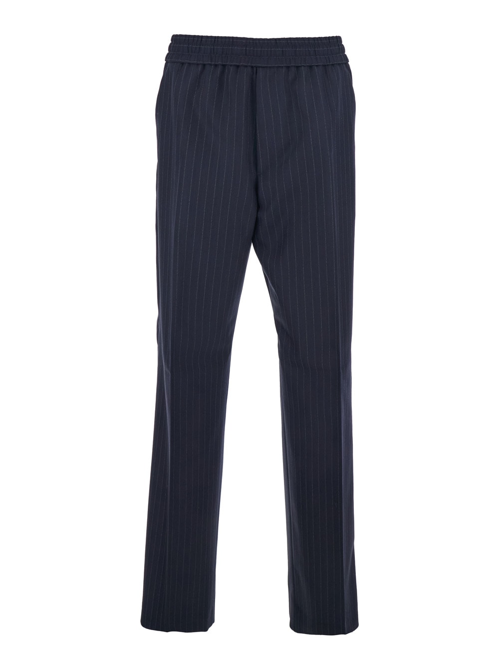 Golden Goose Journey Ms Wide Jogging Pant Pinstripe Vw In Blue