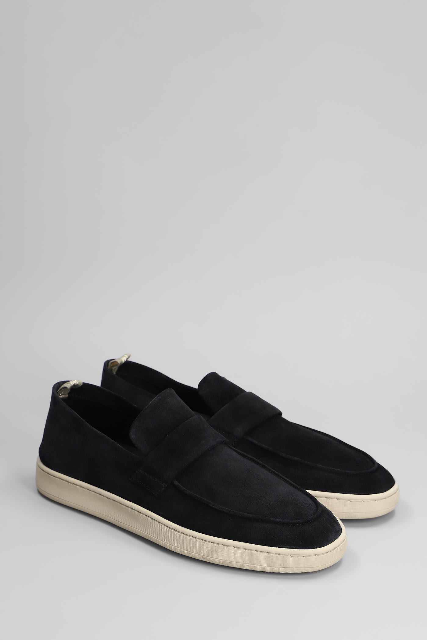 Officine Creative Herbie 001 Loafers In Black Suede