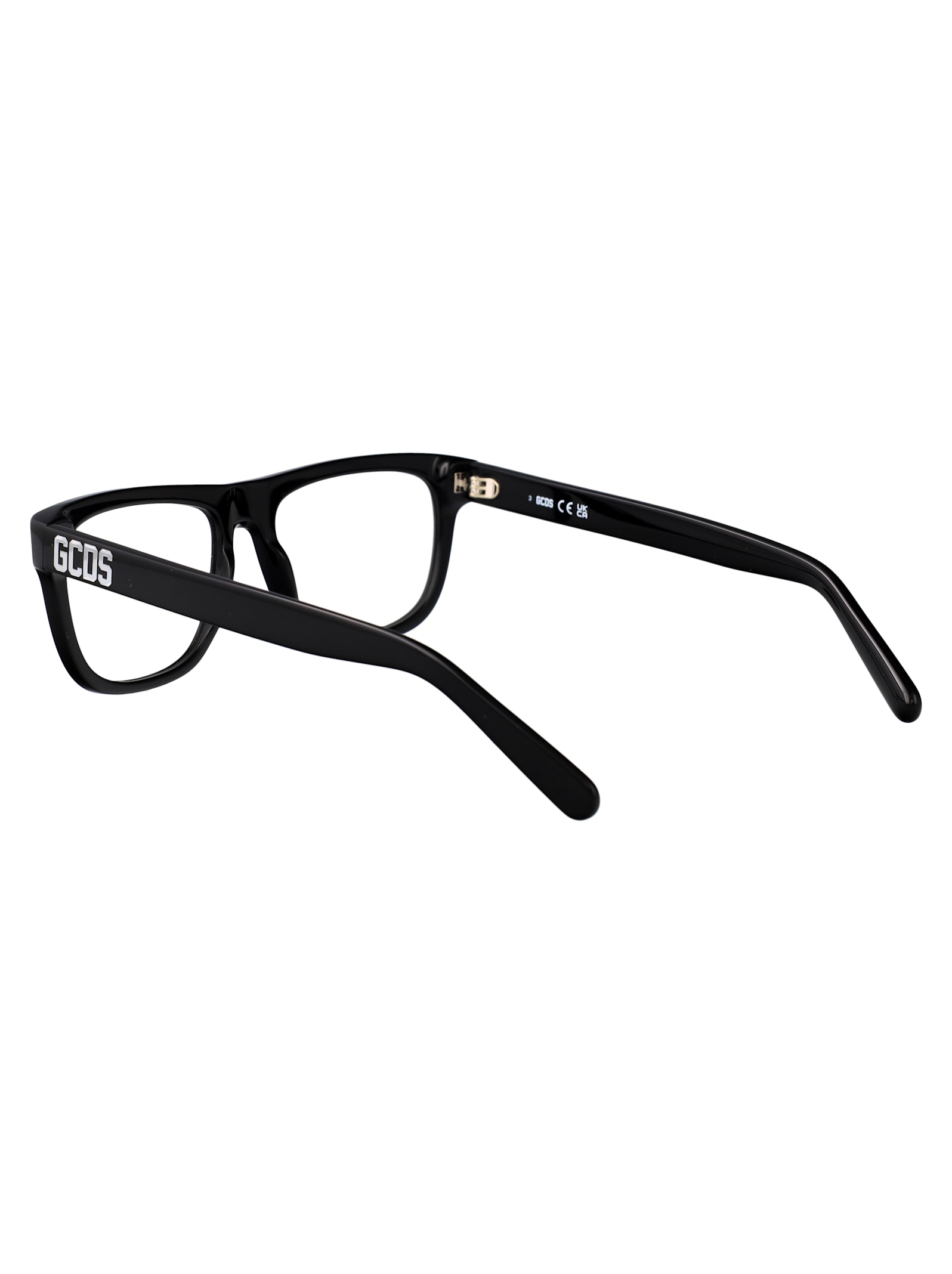 Gcds Nero Lucido Acetate Optical Glasses In Black