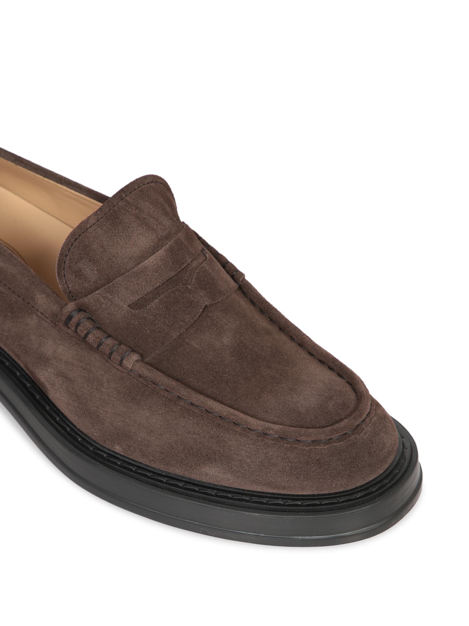 Shop Tod's Ultralight Brown Suede Loafer