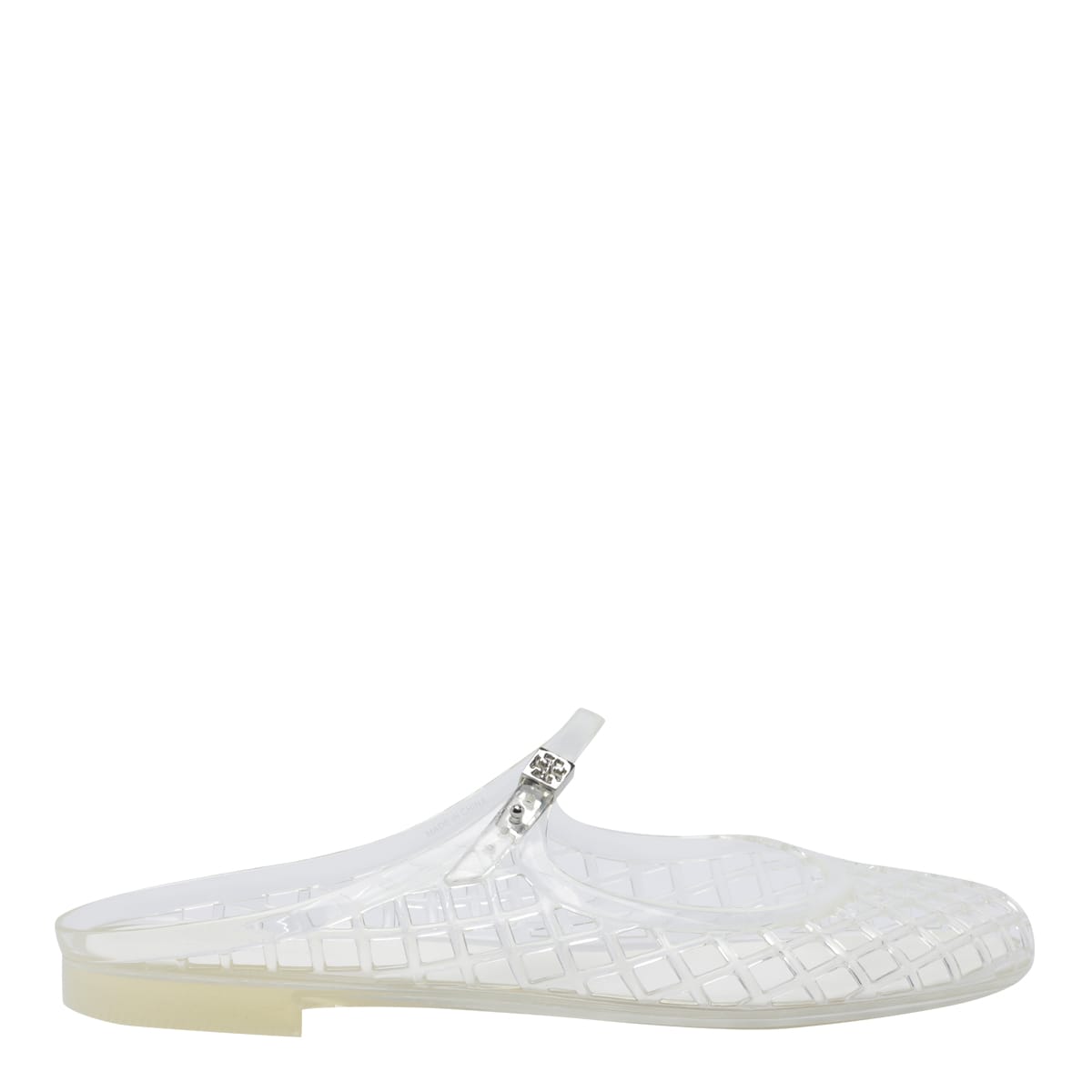 Tory Burch Mellow Jelly Mary Jane In Silver