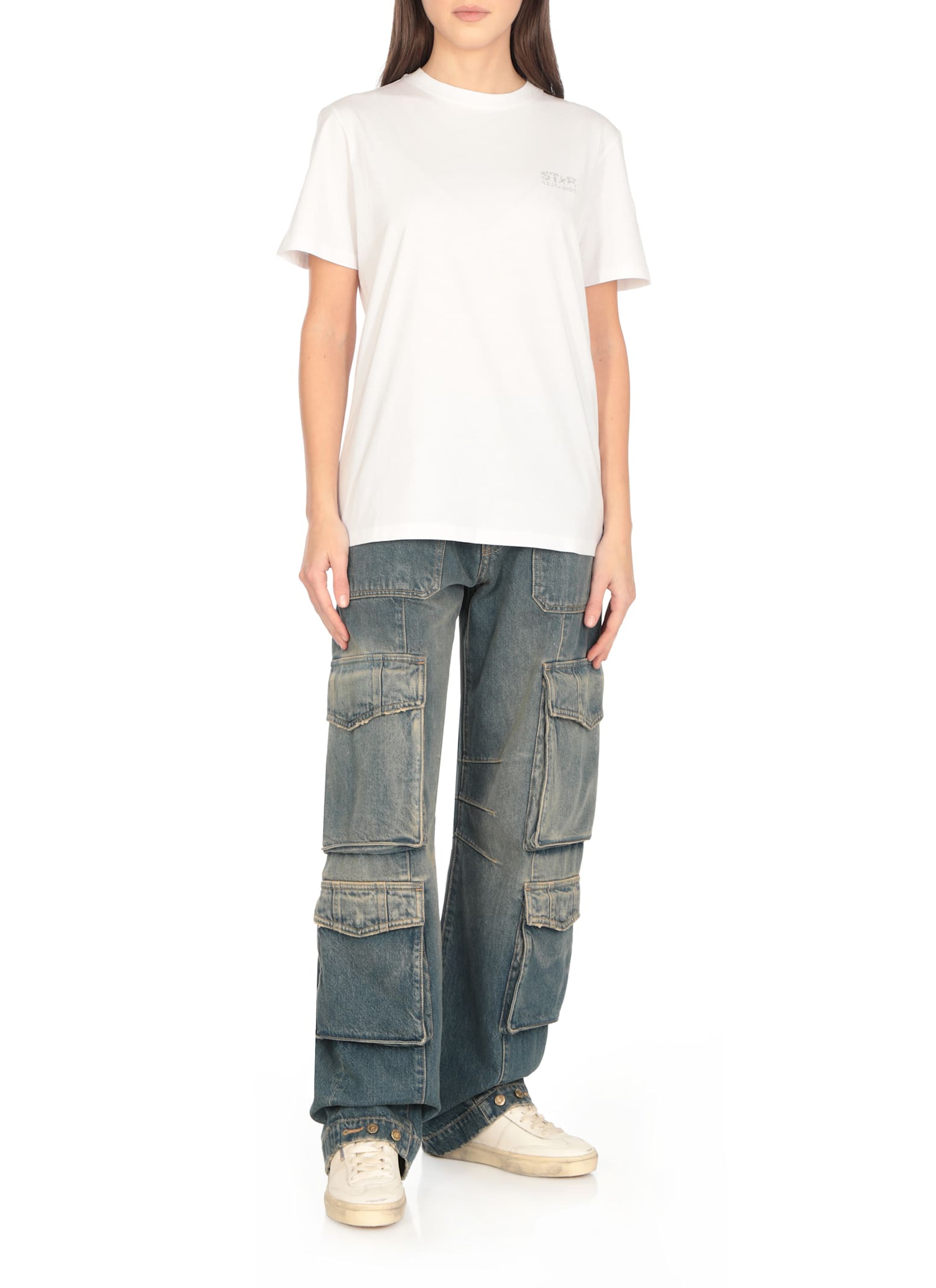 Golden Goose Soul Star Sneakers In White