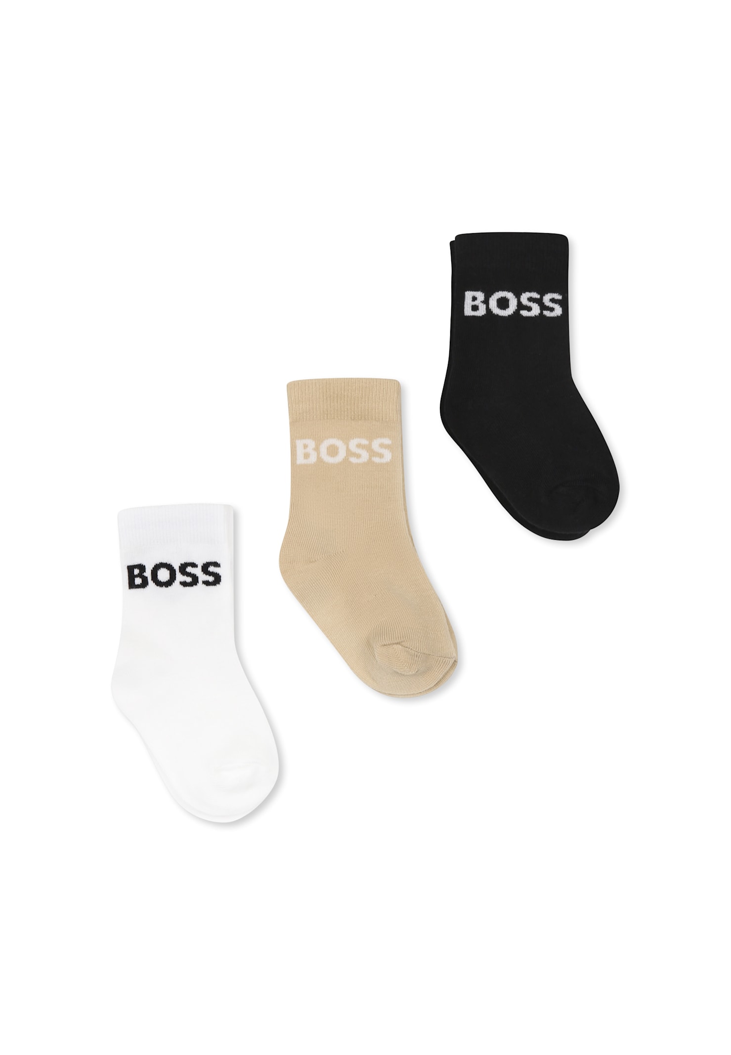 Hugo Boss Multicolor Sock Set For Boy With Logo In Multicolor