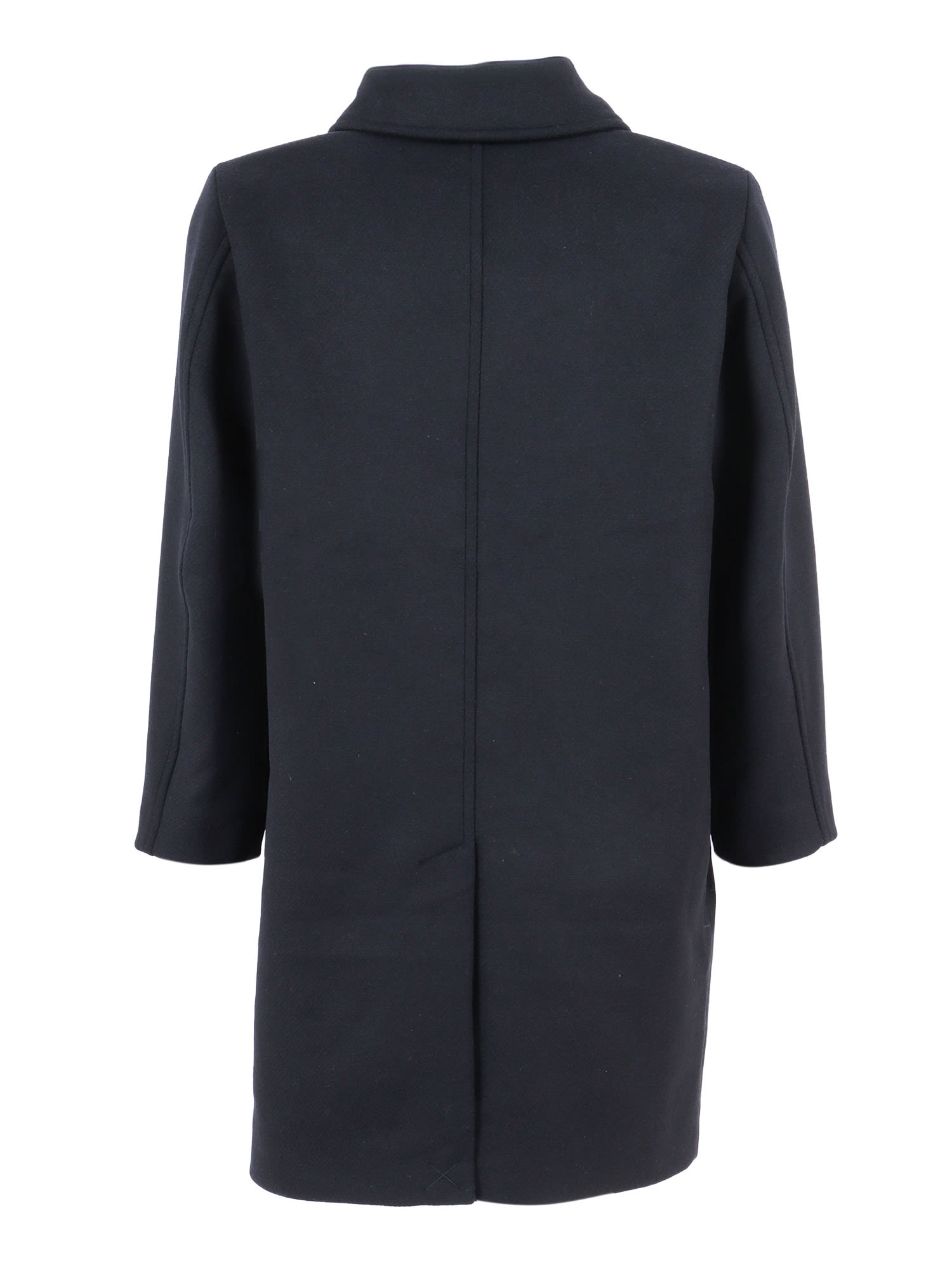 Aspesi Patch-pocket Coat In Animal Print