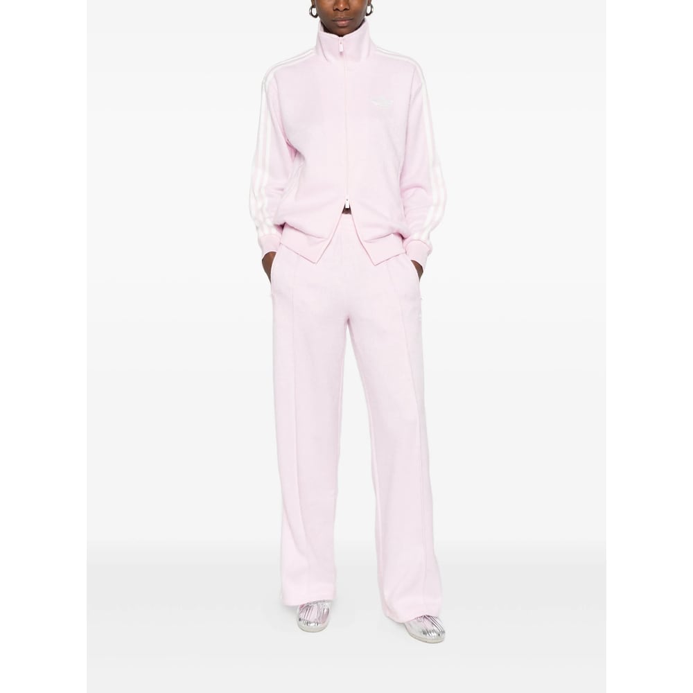 Adidas Originals Stripe Detail Trousers In Pink