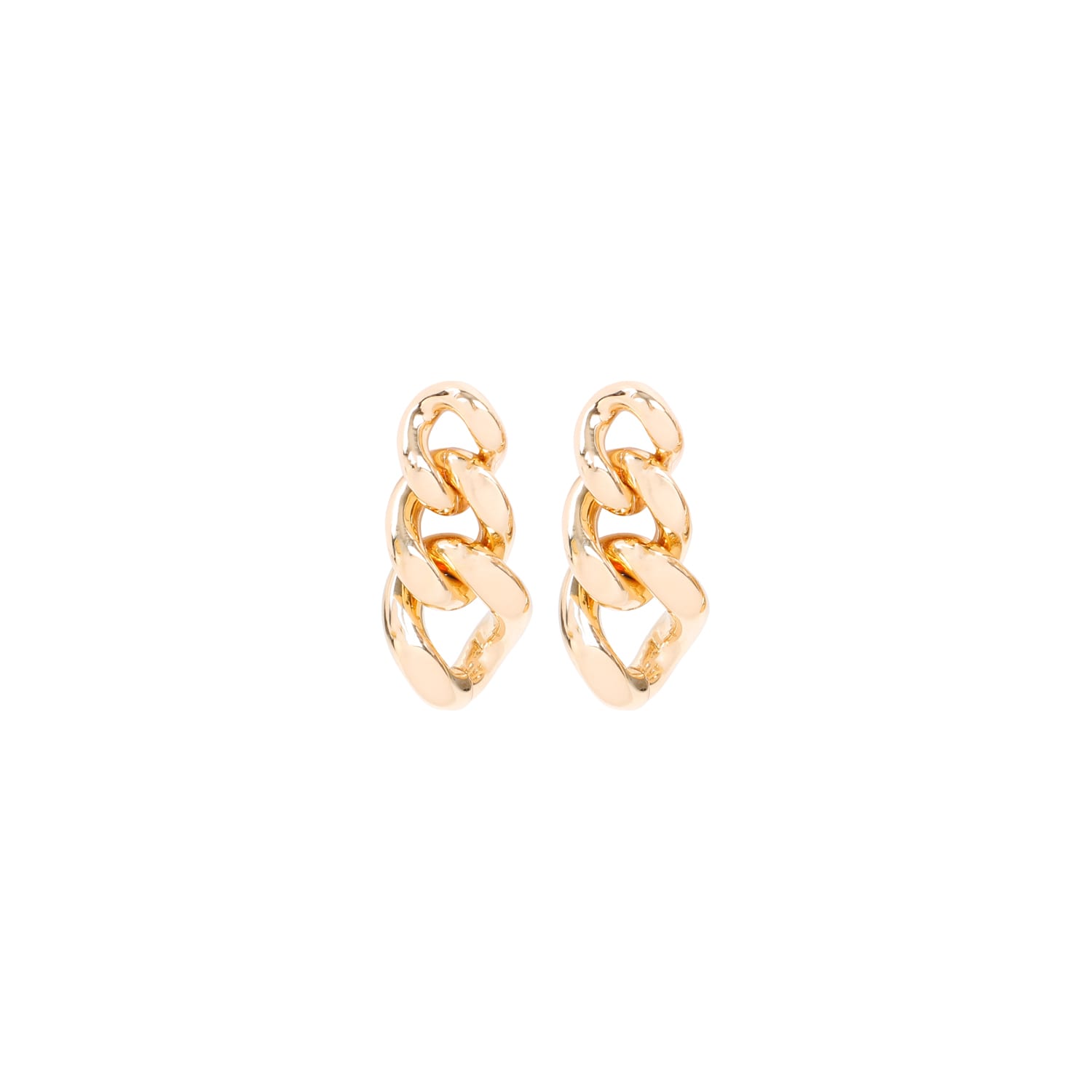 Shop Jil Sander Dw5 Earrings In Gold