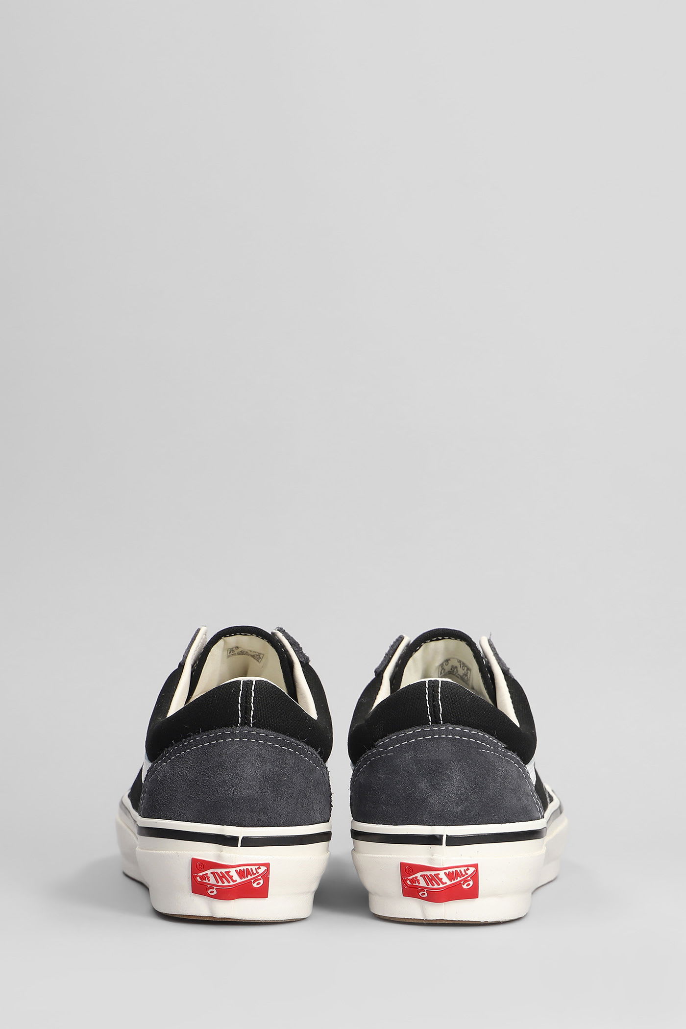 Vans Lx Old Skool Sneakers In Grey Suede And Fabric In Black