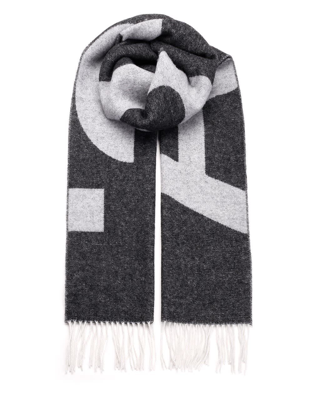 Shop Apc Black Malò Scarf In Lzz Black